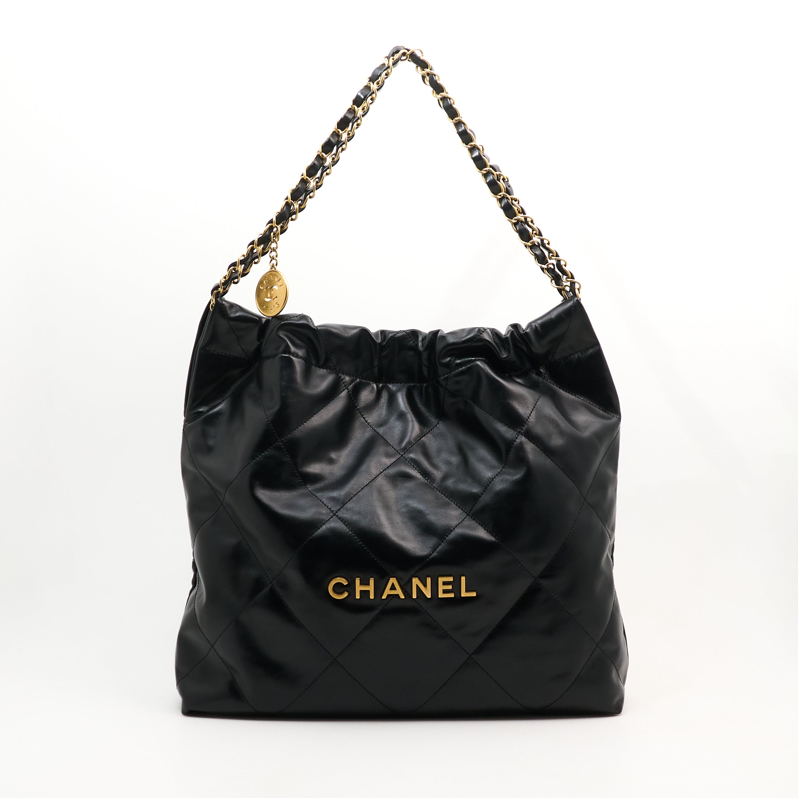 Chanel 22 Small Black Bag