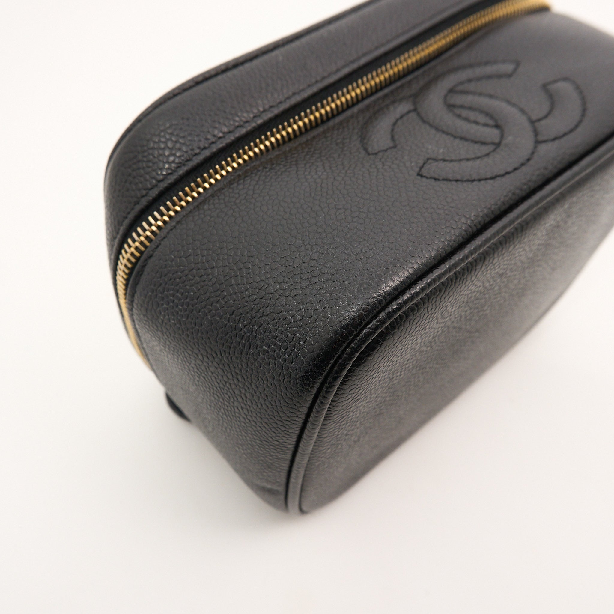 Chanel Black Caviar Vanity Bag