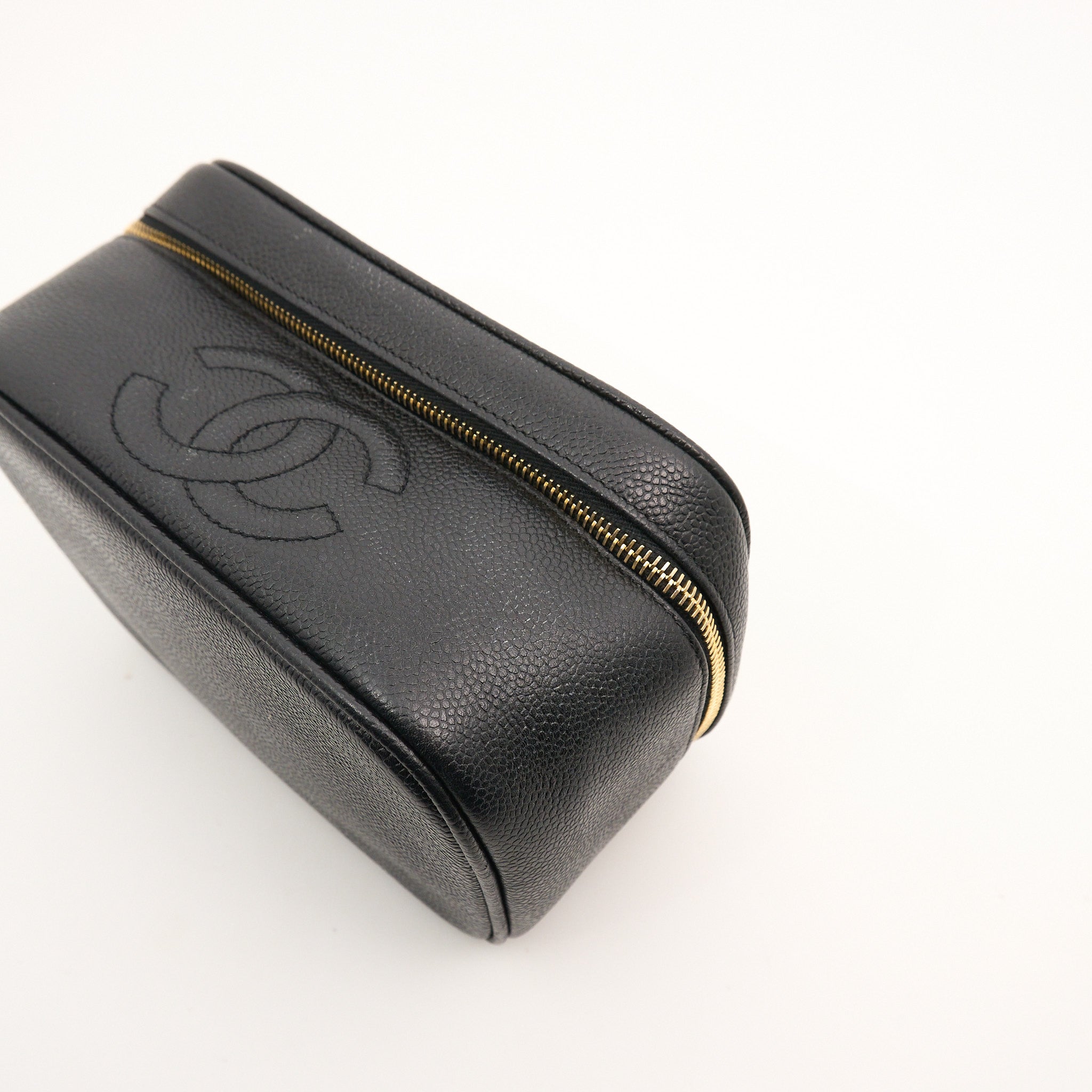 Chanel Black Caviar Vanity Bag