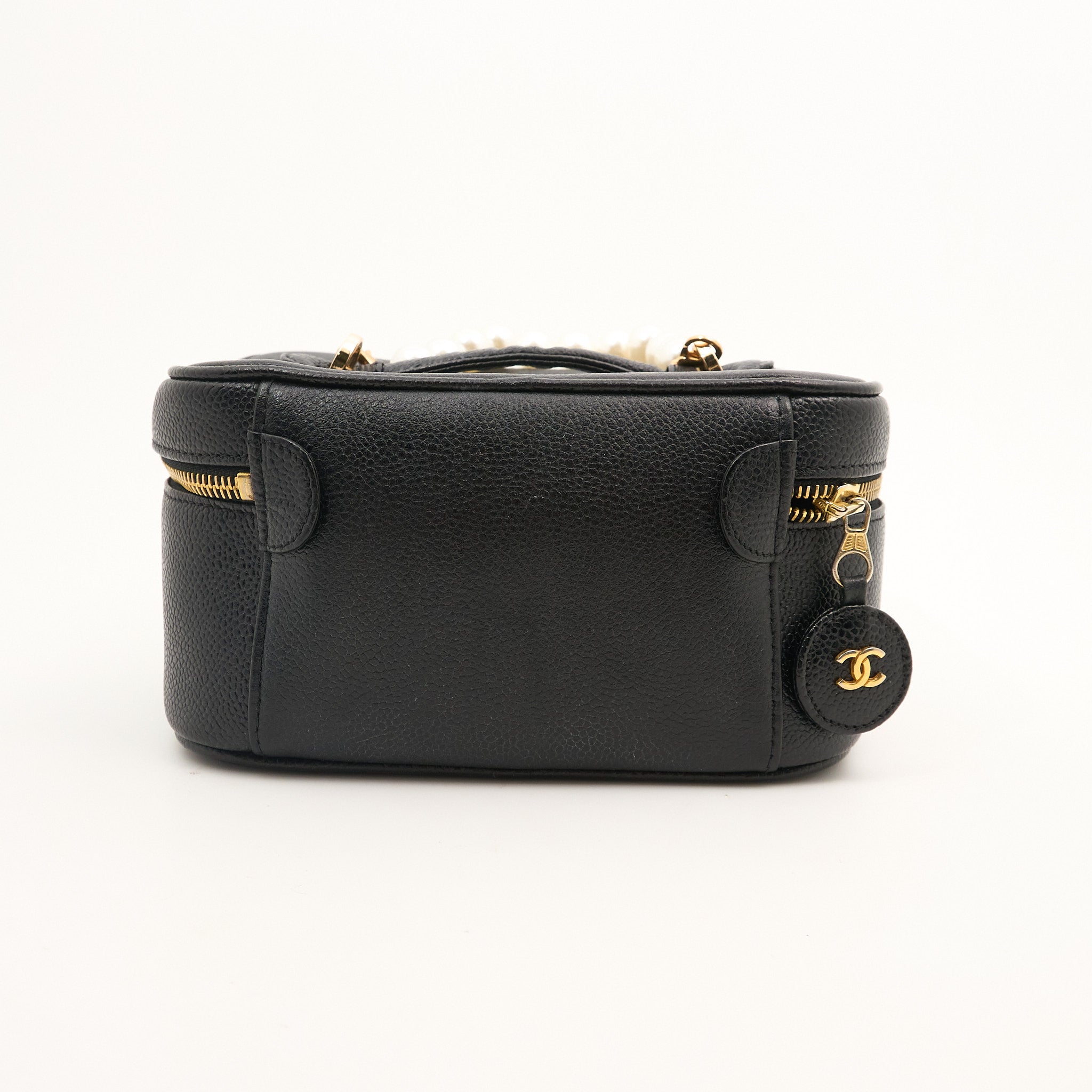 Chanel Black Caviar Vanity Bag