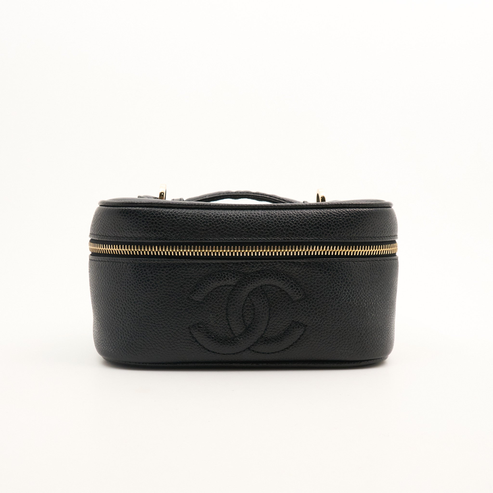 Chanel Black Caviar Vanity Bag
