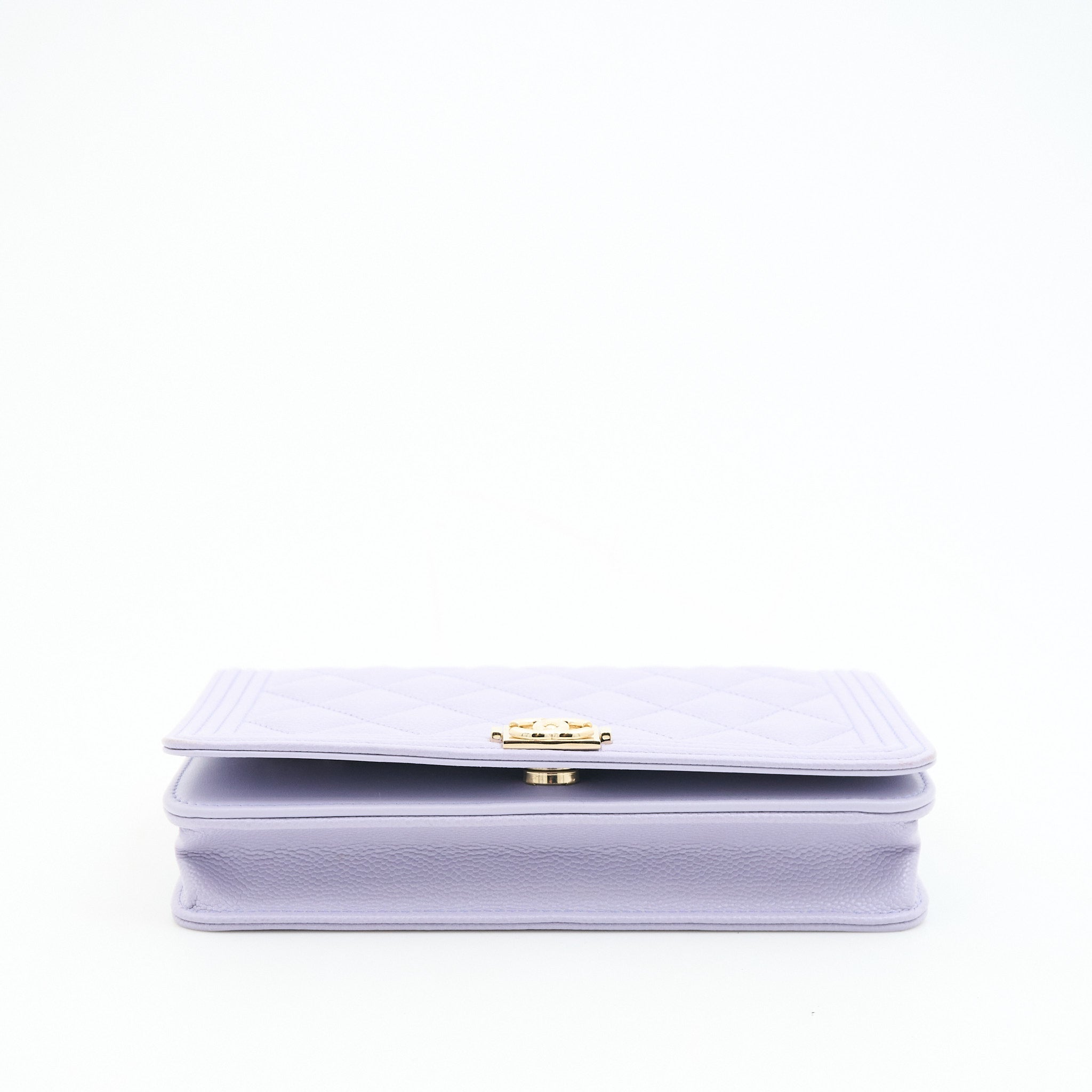 Chanel Boy Lilac WOC LGHW