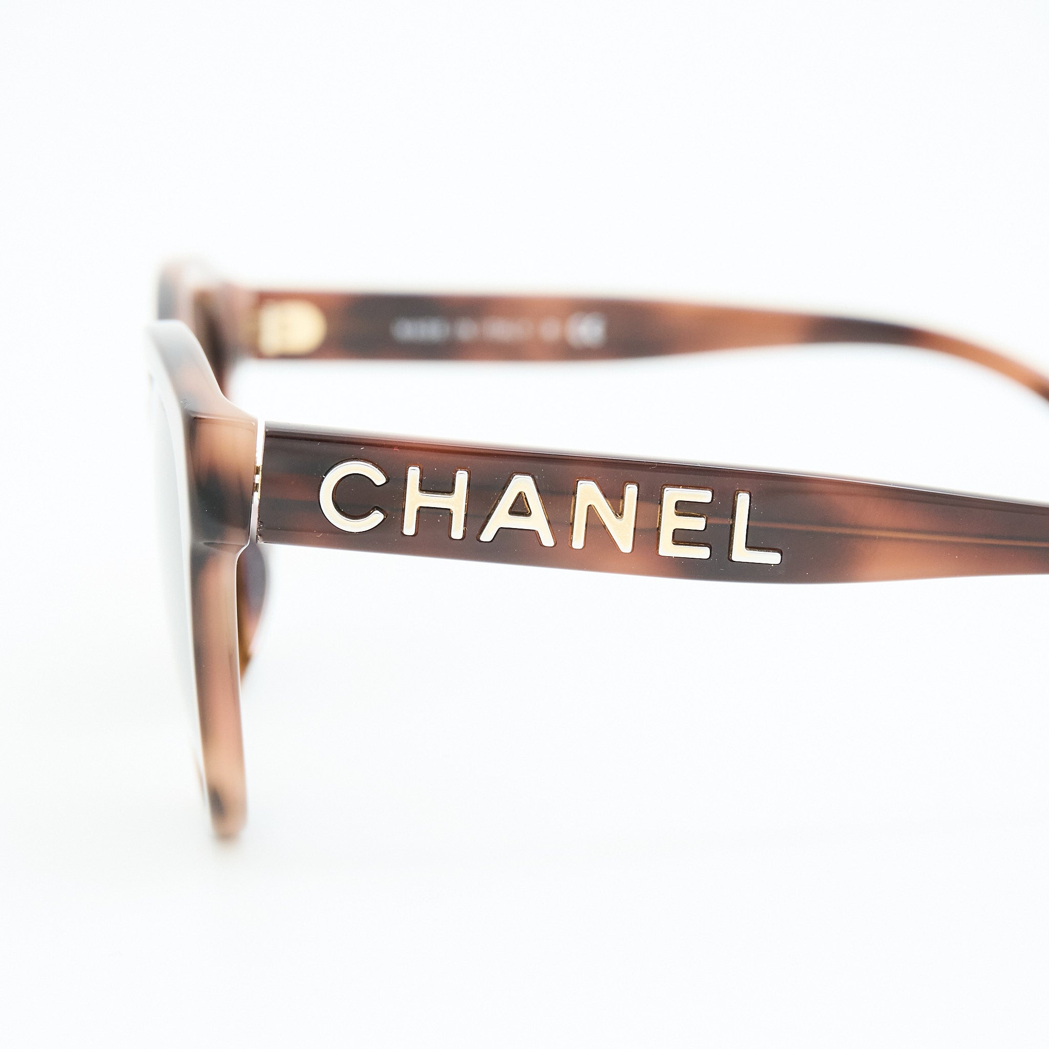 Chanel Brown Tortoise Shell Sunglasses