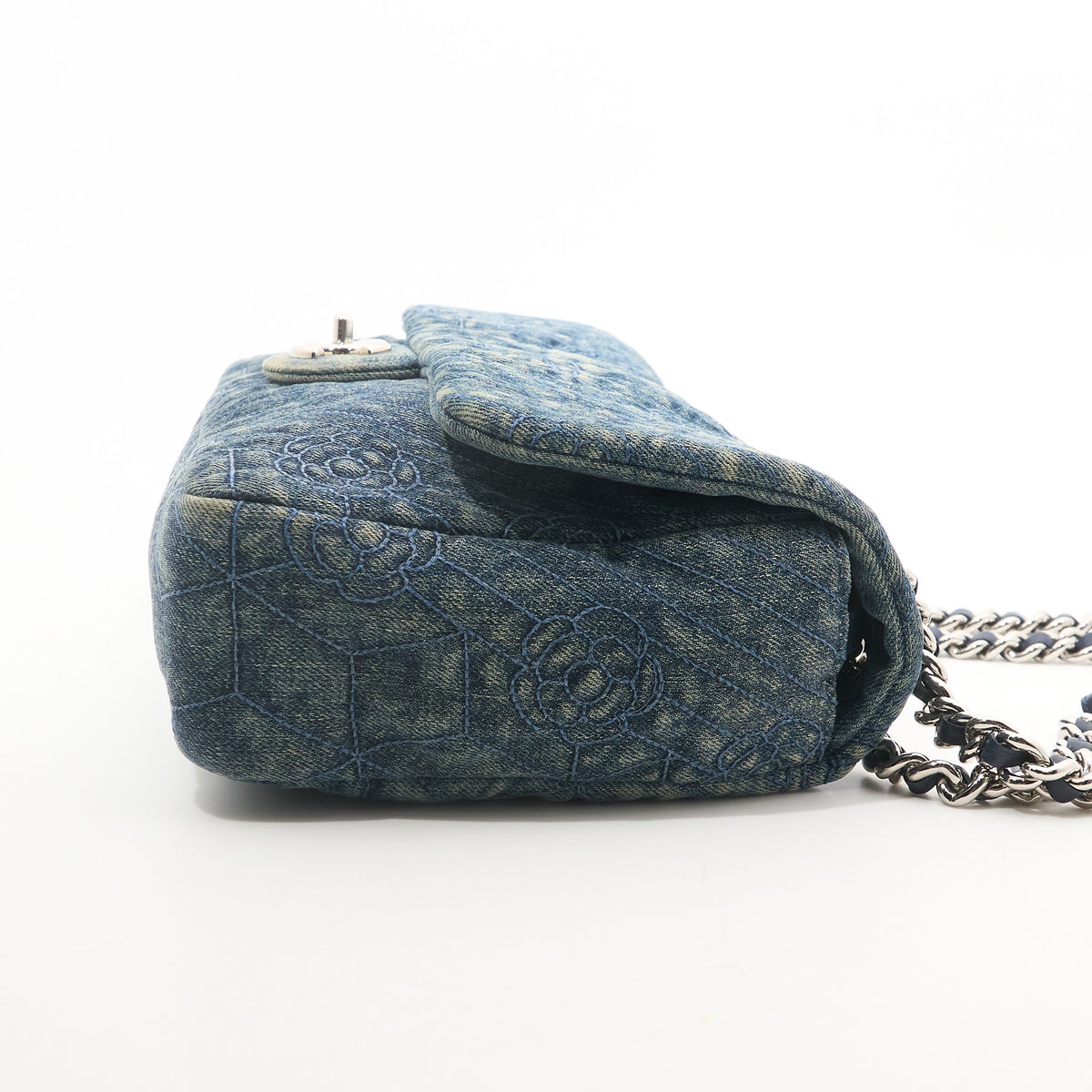 Chanel Denim Camillia Bag