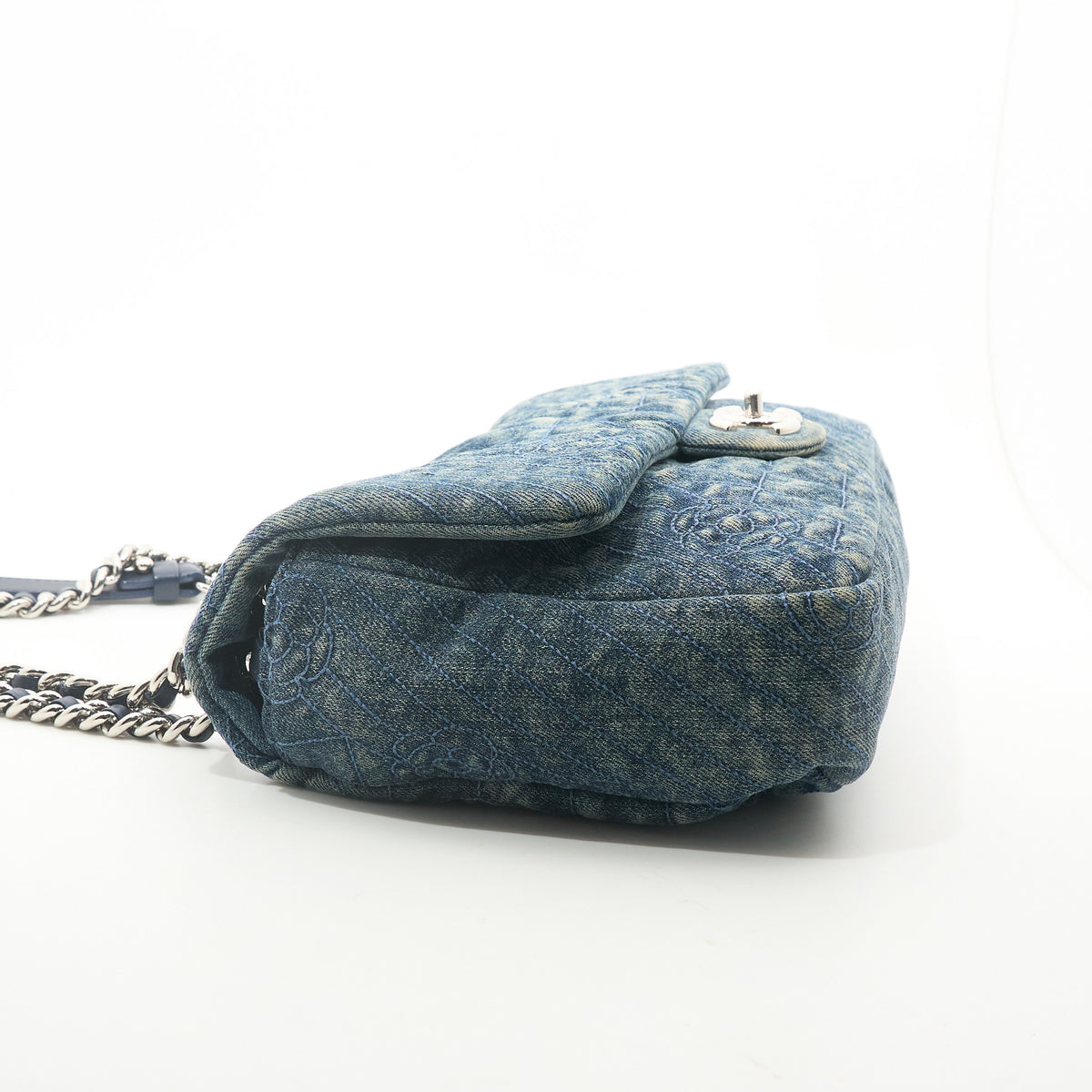 Chanel Denim Camillia Bag