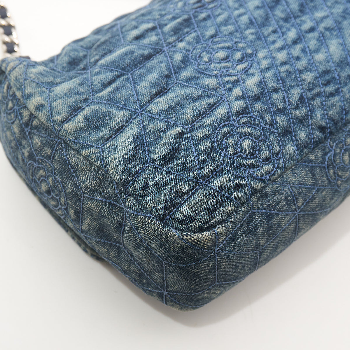 Chanel Denim Camillia Bag