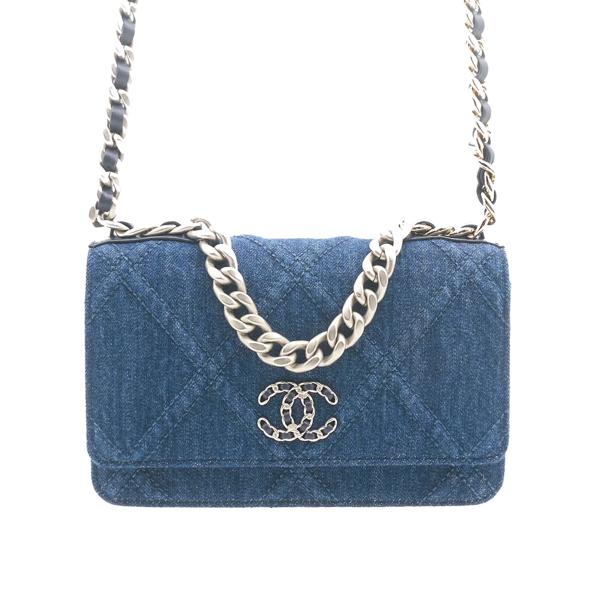 Chanel Denim WOC Wallet On Chain Bag