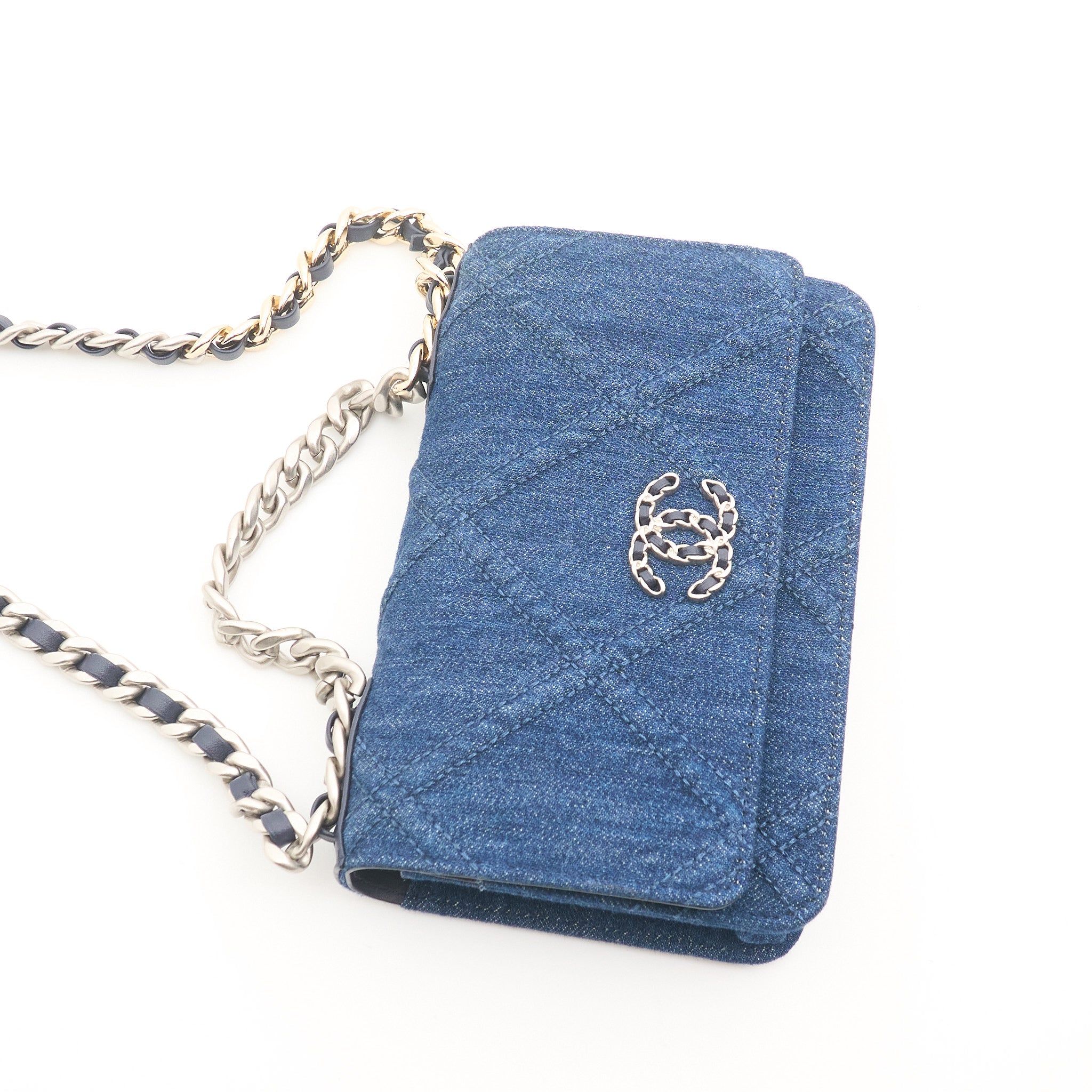 Chanel Denim WOC Wallet On Chain Bag
