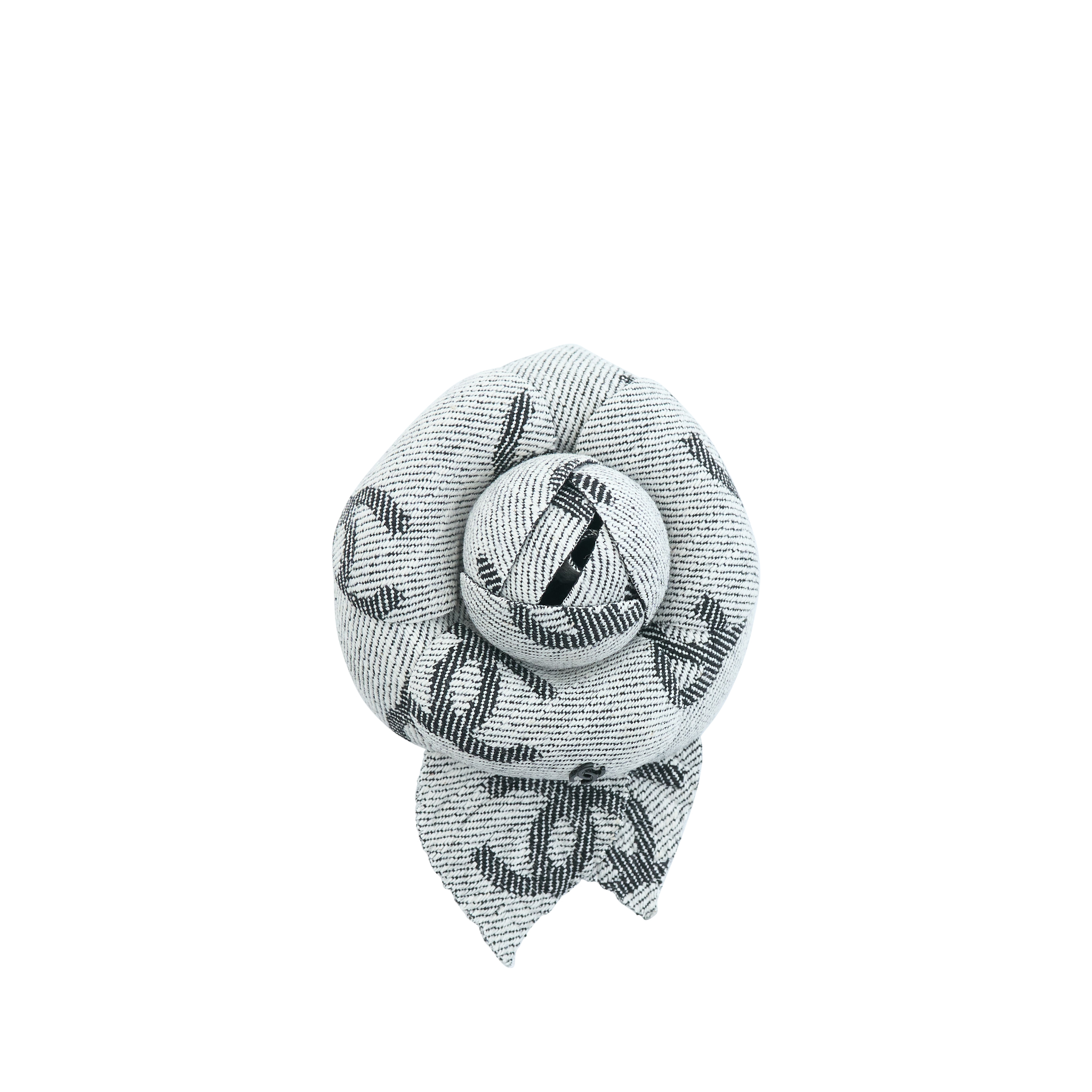 Chanel Grey Camellia Brooch