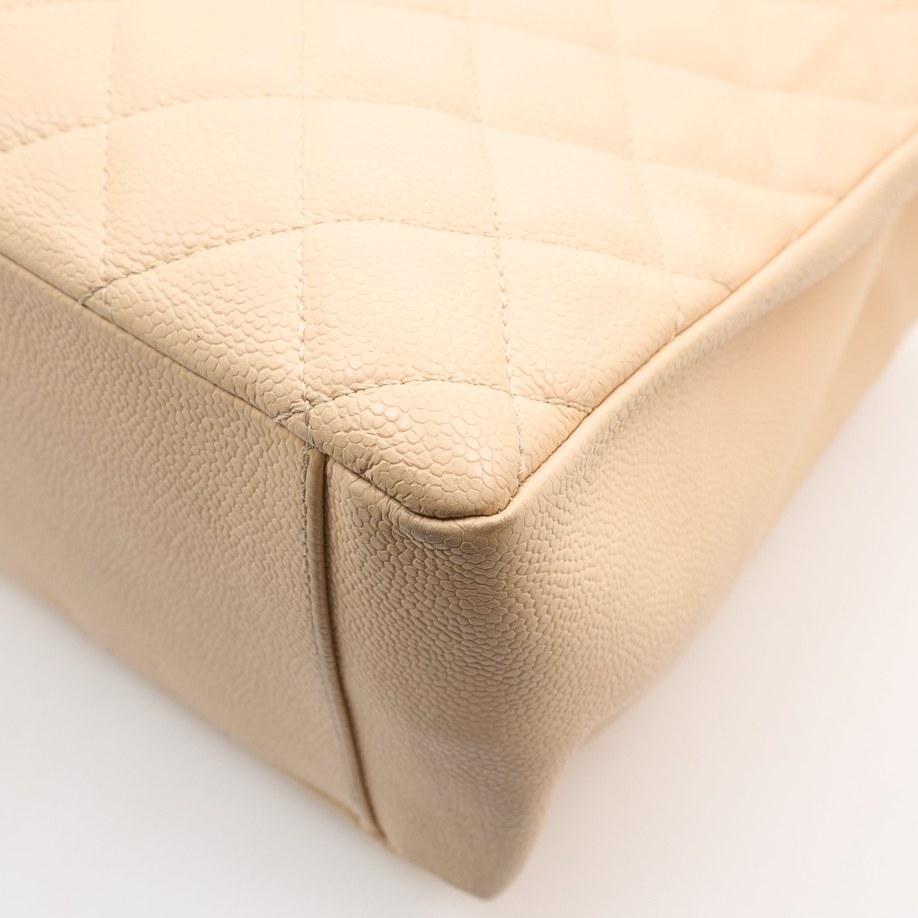 Chanel GST Beige Caviar GHW