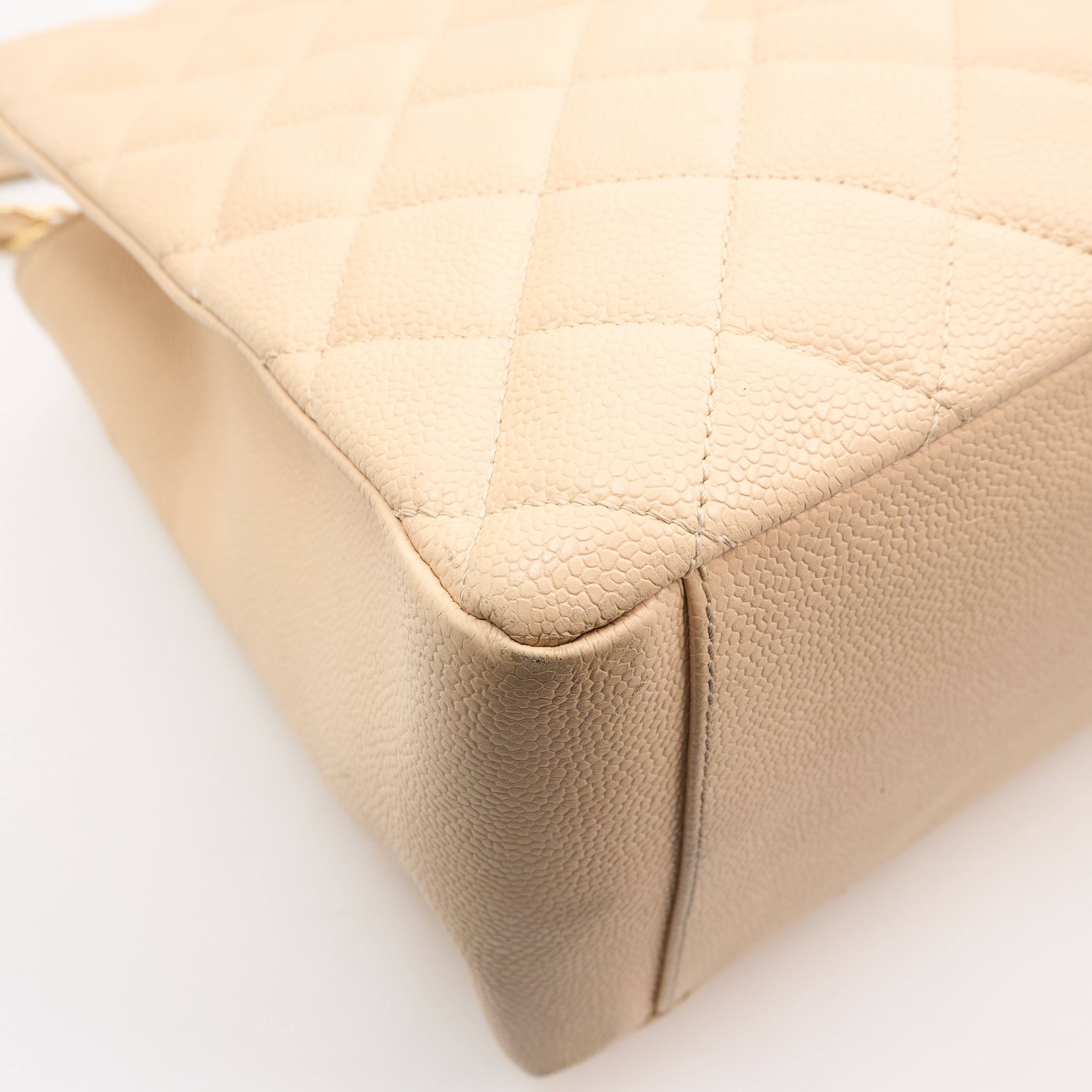 Chanel GST Beige Caviar GHW