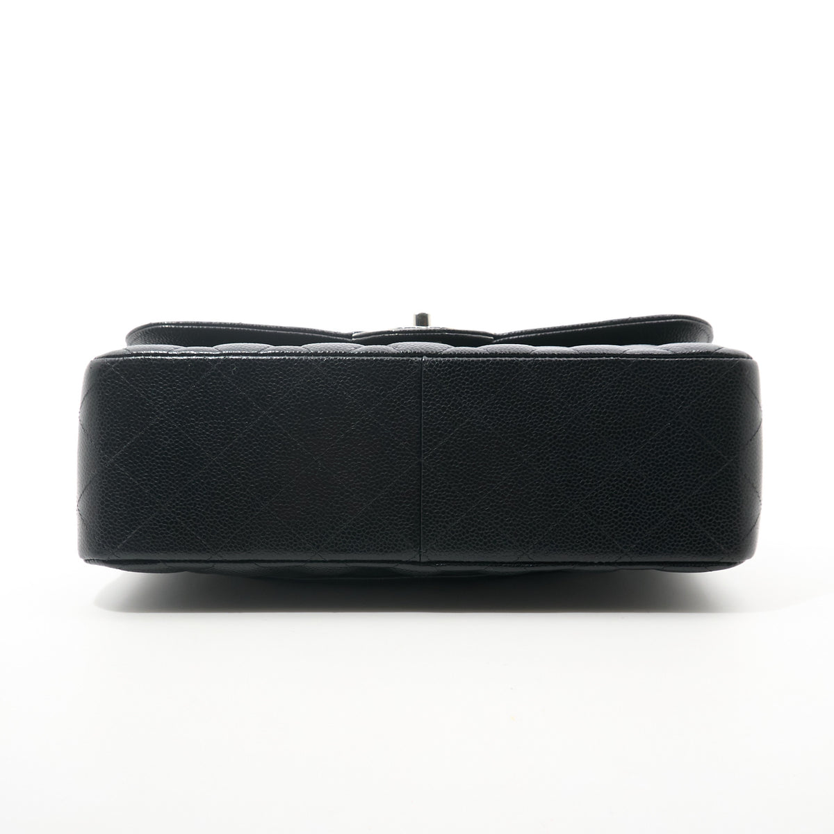 Chanel Jumbo Black Caviar Bag SHW