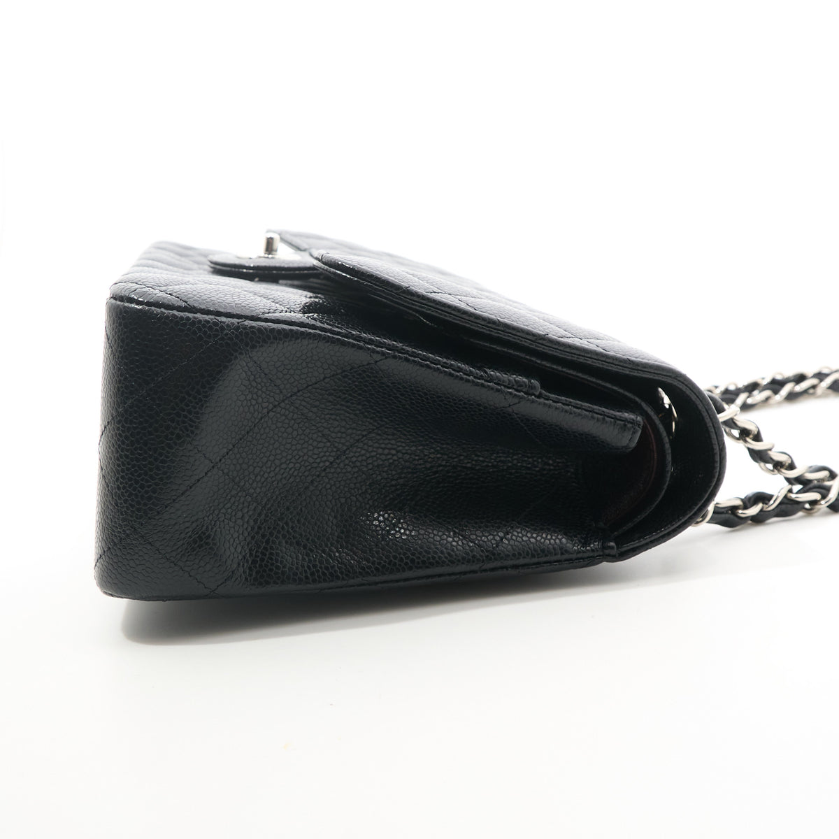 Chanel Jumbo Black Caviar Bag SHW