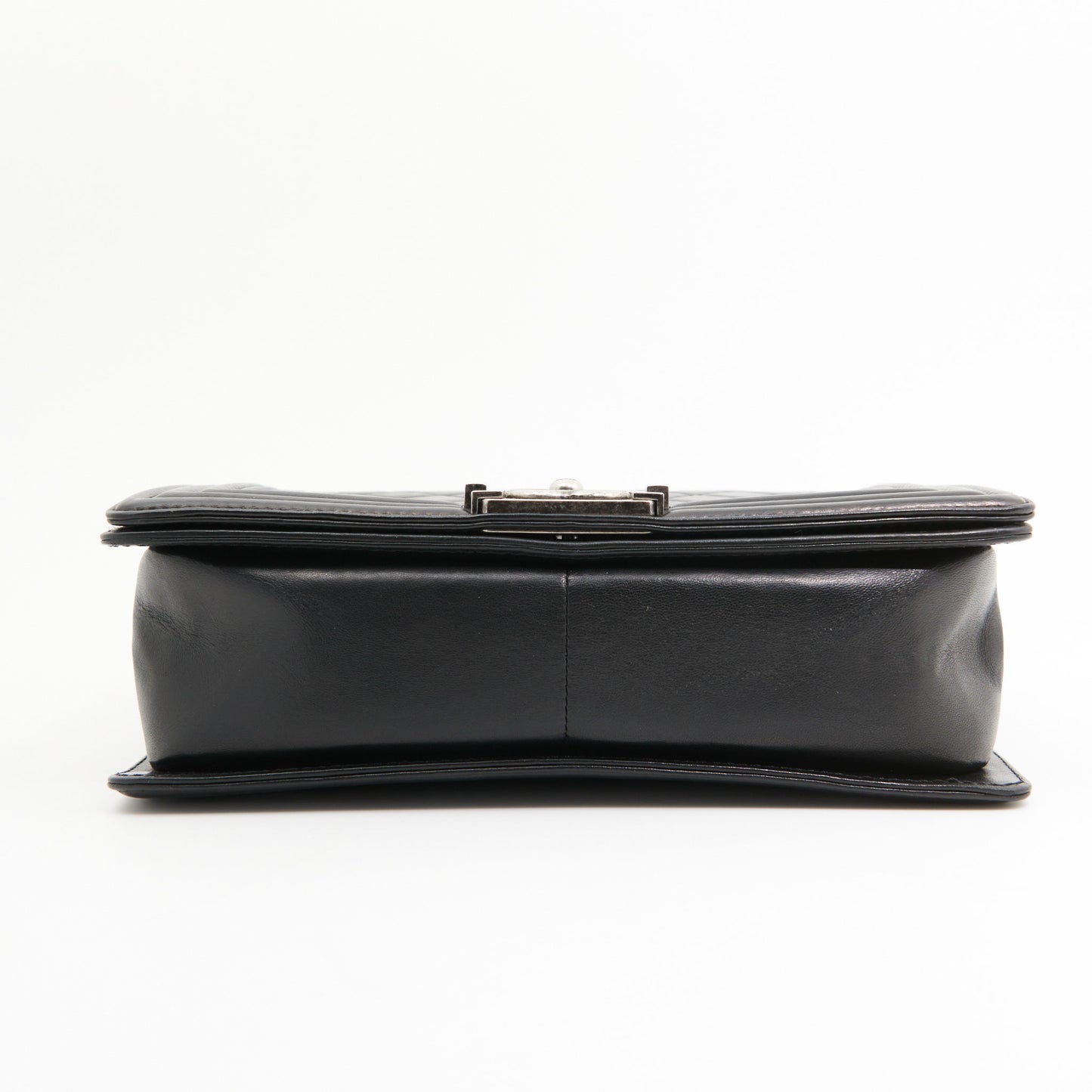Chanel Lambskin Boy Bag Medium (Recolour) in Black SHW