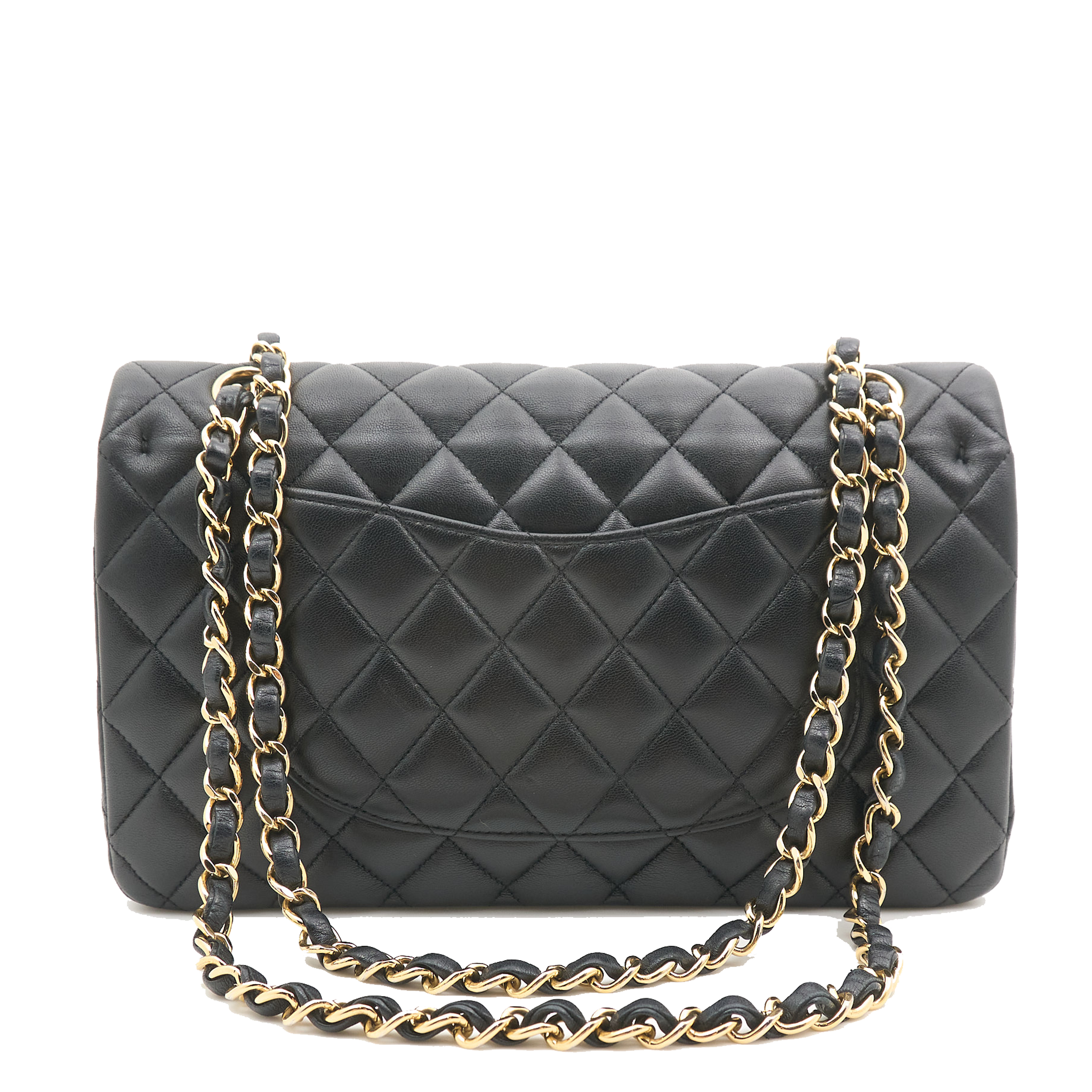 Chanel Medium Classic Double Flap Black Lambskin GHW
