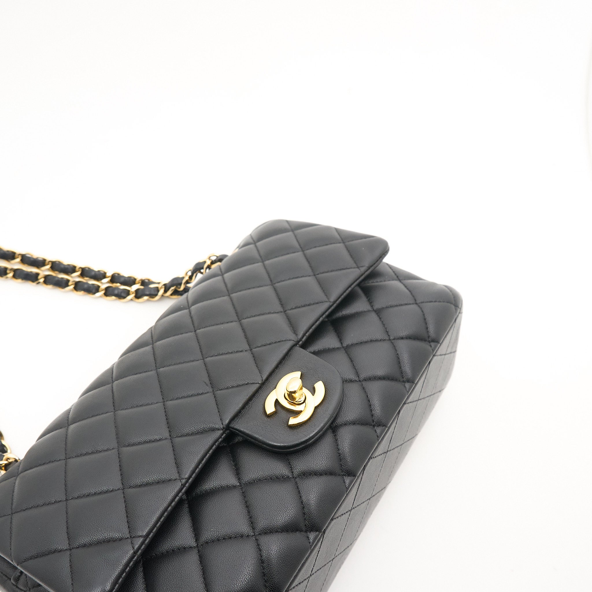 Chanel Medium Classic Double Flap Black Lambskin GHW