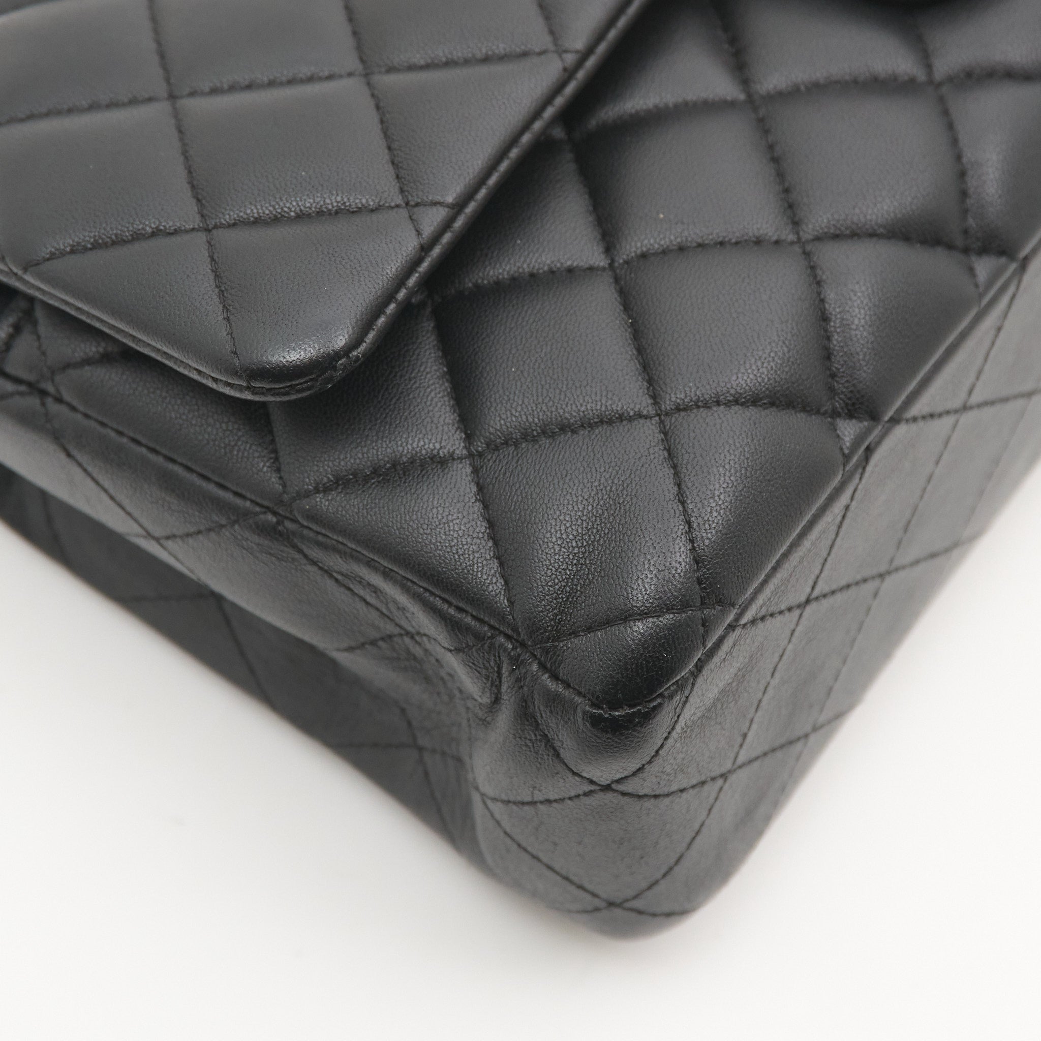 Chanel Medium Classic Double Flap Black Lambskin GHW