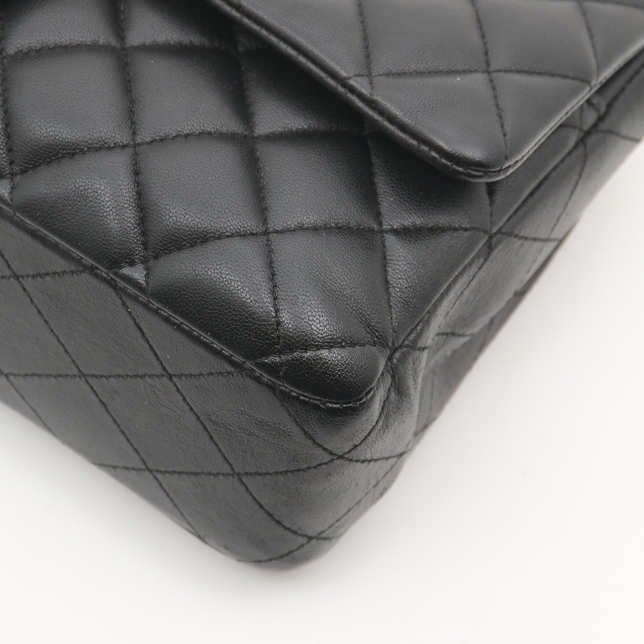 Chanel Medium Classic Double Flap Black Lambskin GHW