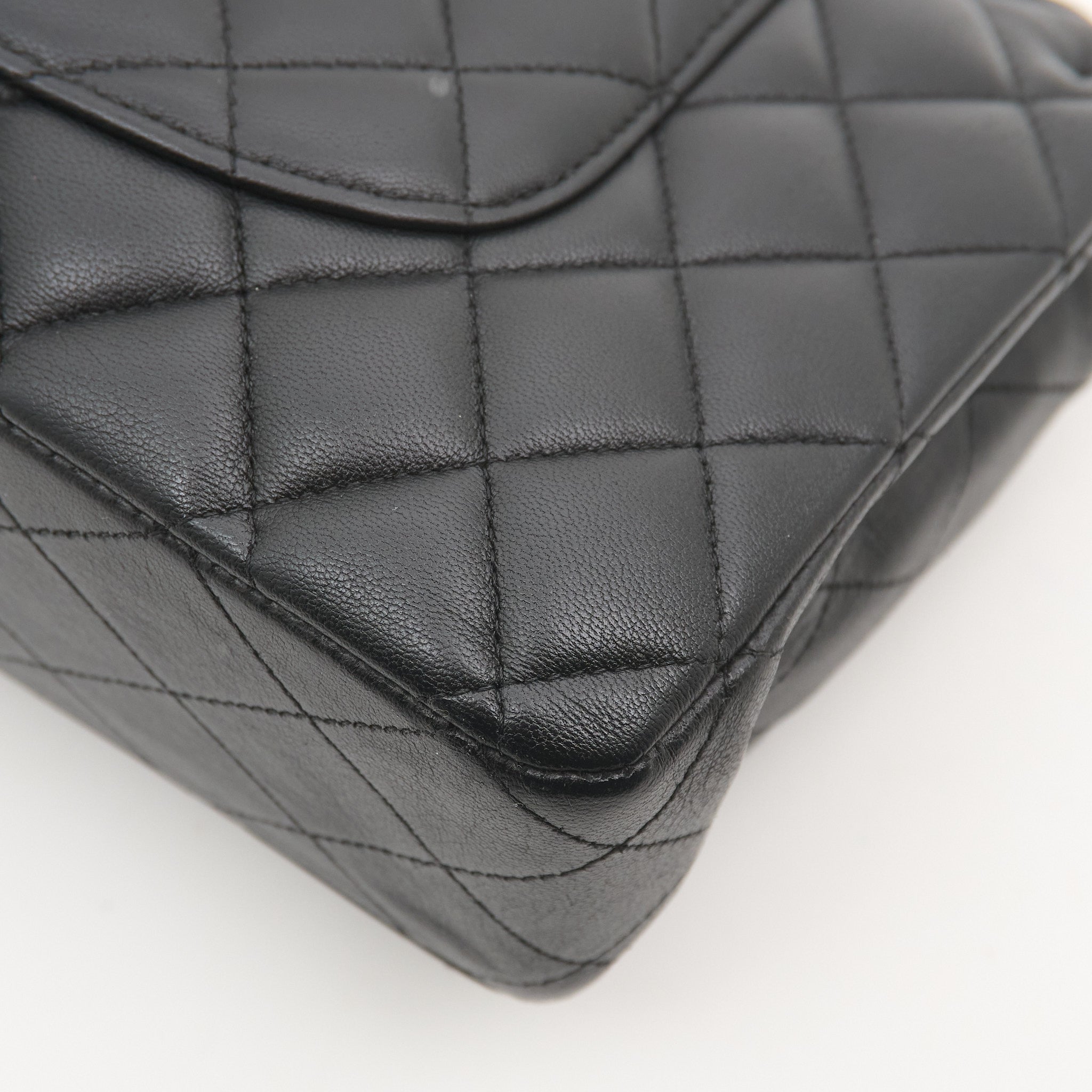 Chanel Medium Classic Double Flap Black Lambskin GHW