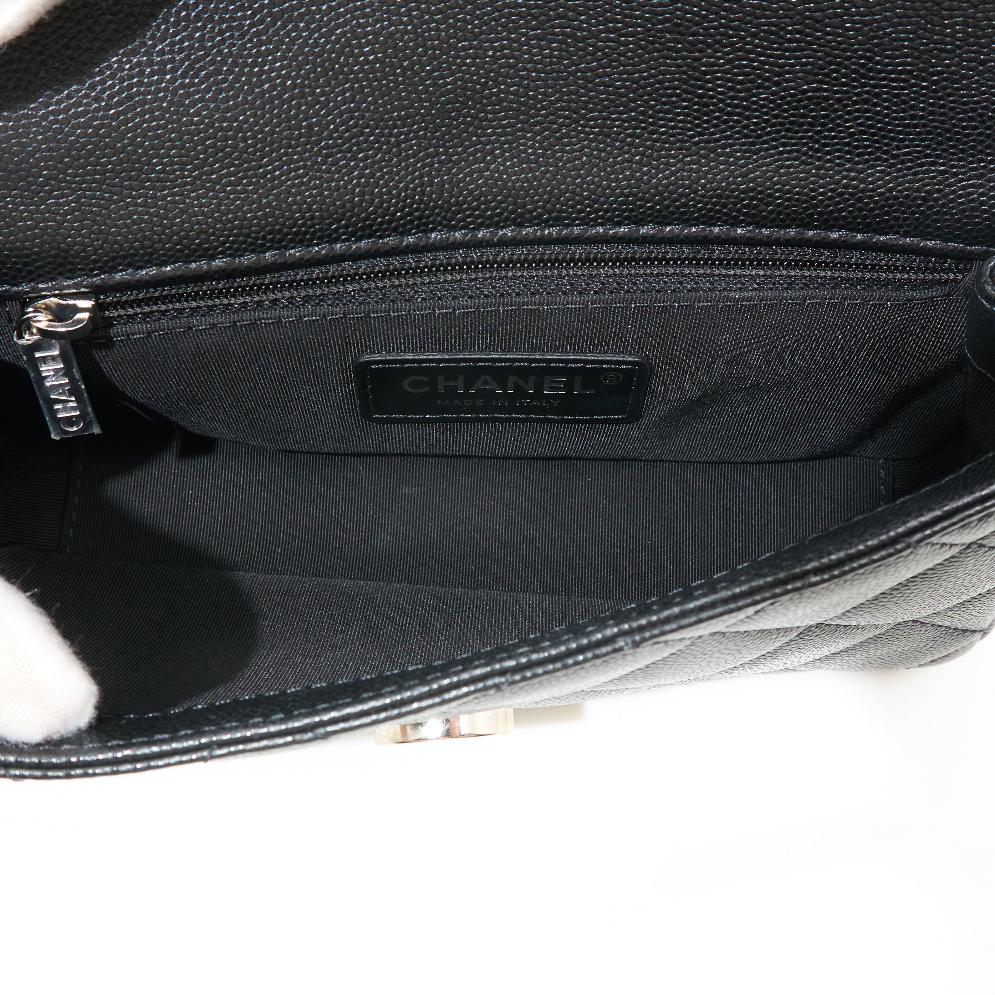 Chanel My Everything Small Flap Bag in Black Caviar BHW