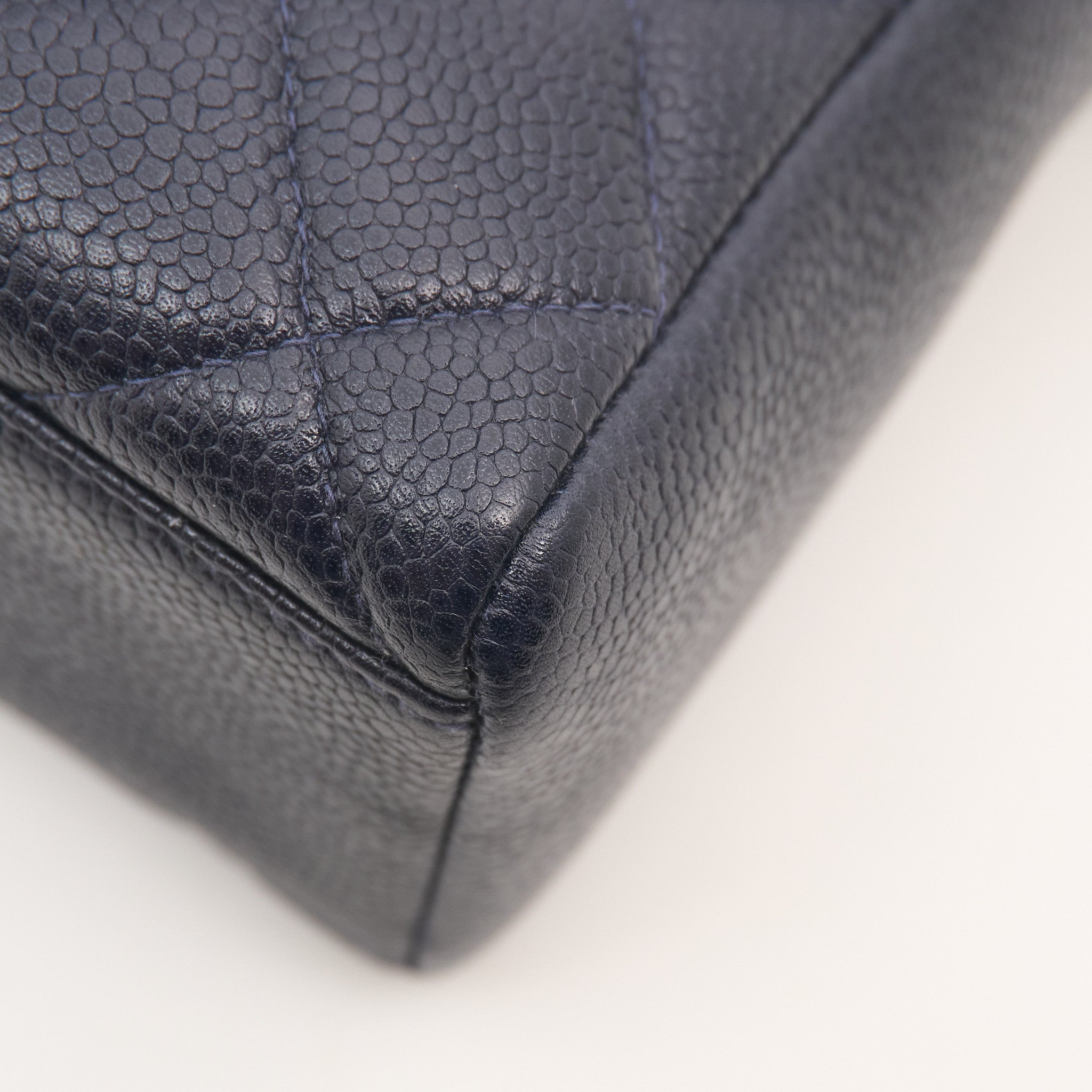 Chanel Navy Caviar Camera Bag GHW