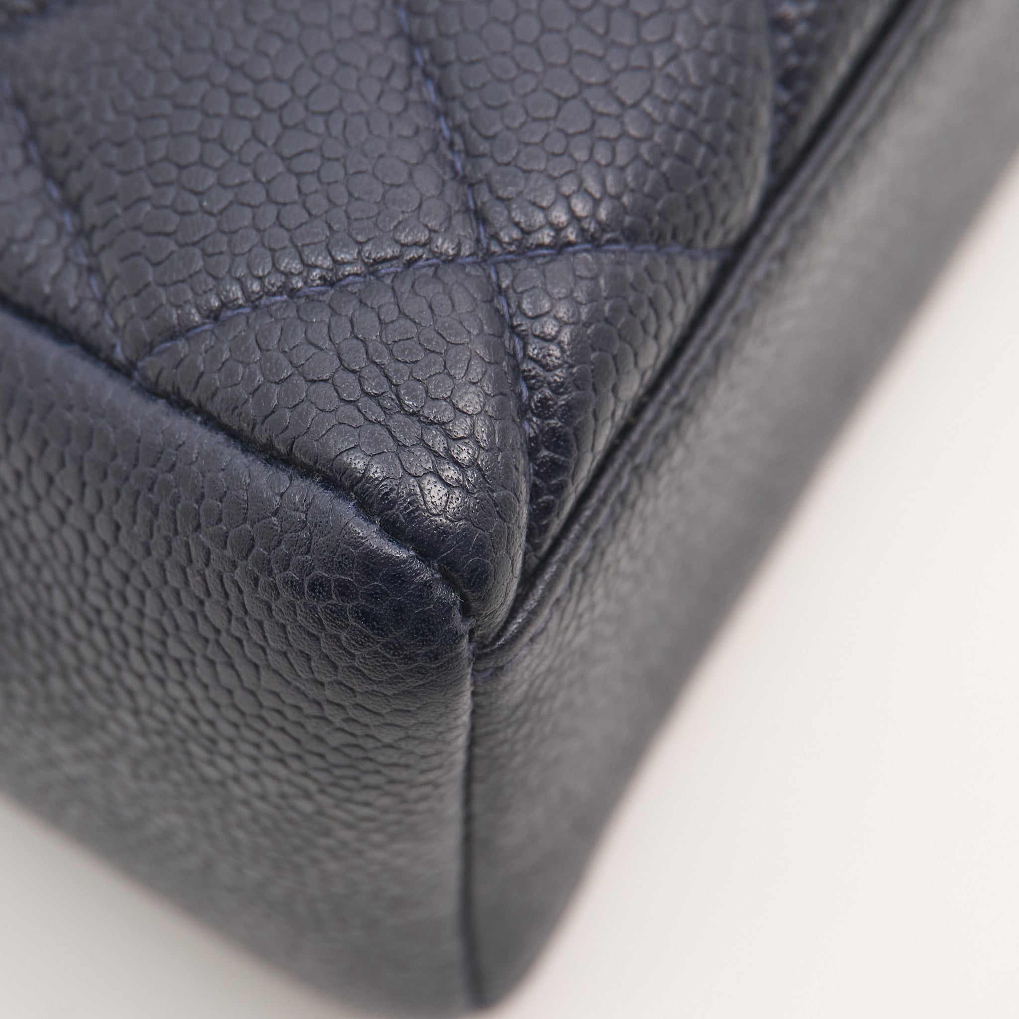 Chanel Navy Caviar Camera Bag GHW