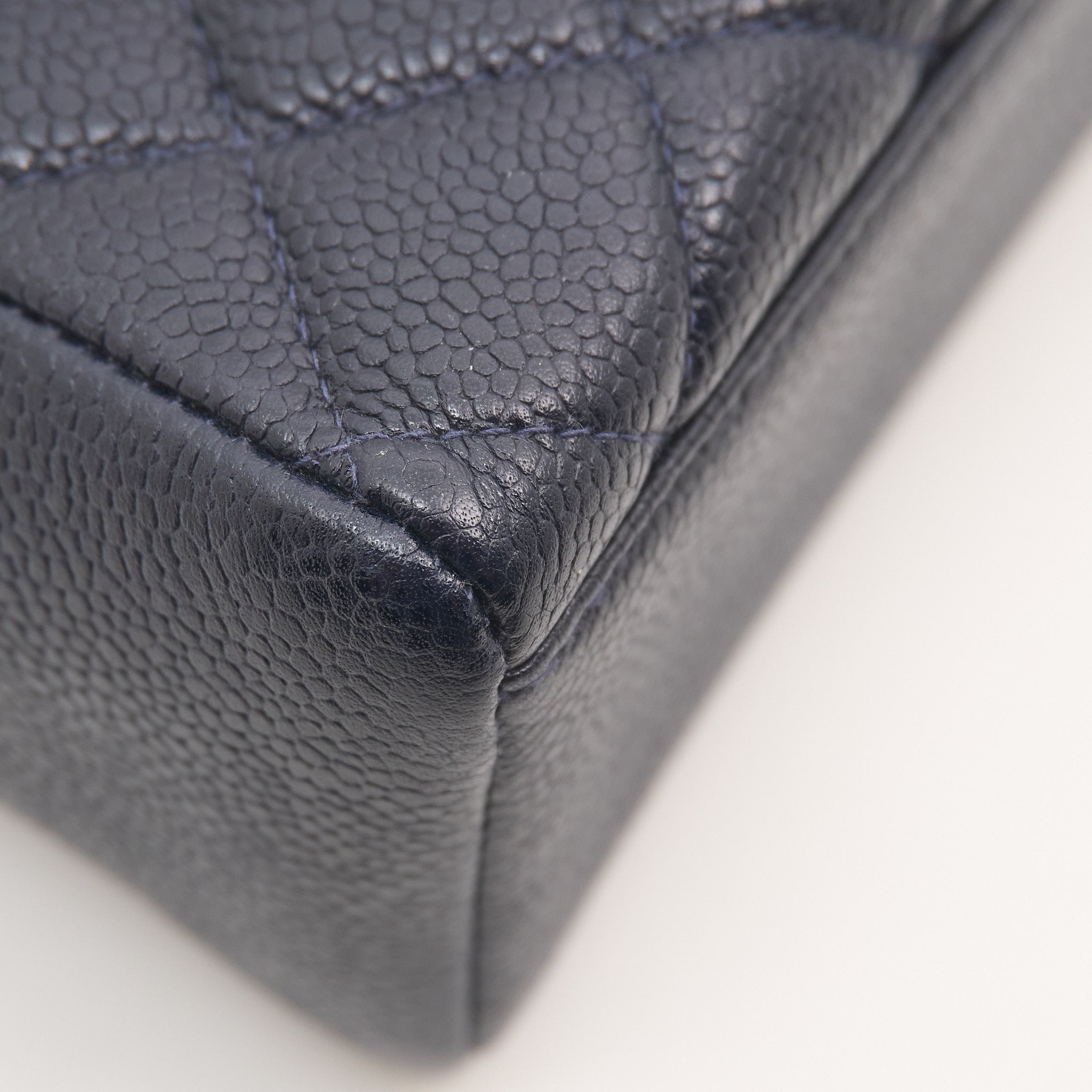 Chanel Navy Caviar Camera Bag GHW