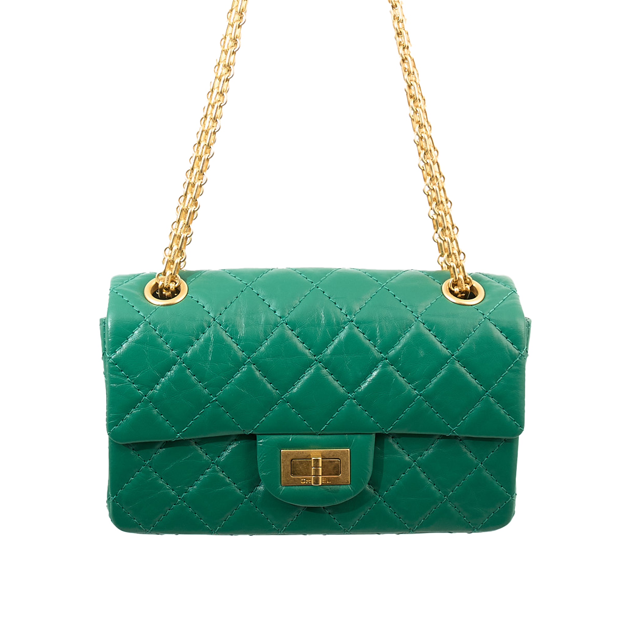 Chanel Re-Issue 2.55 Green Bag