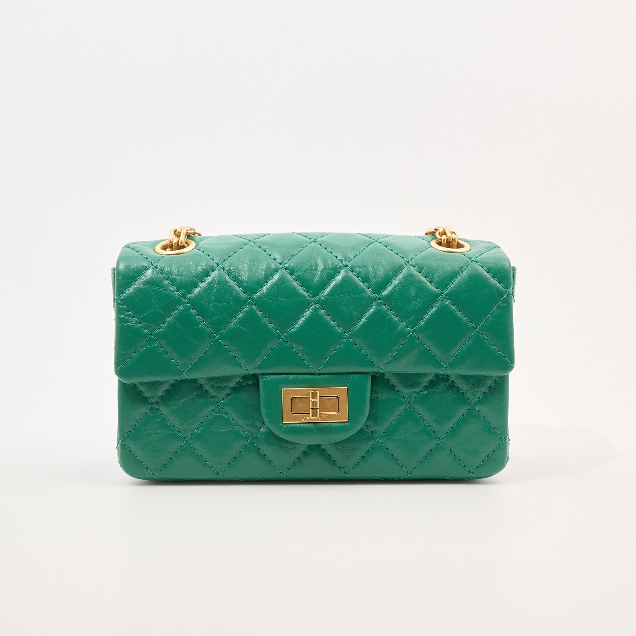 Chanel Re-Issue 2.55 Green Bag