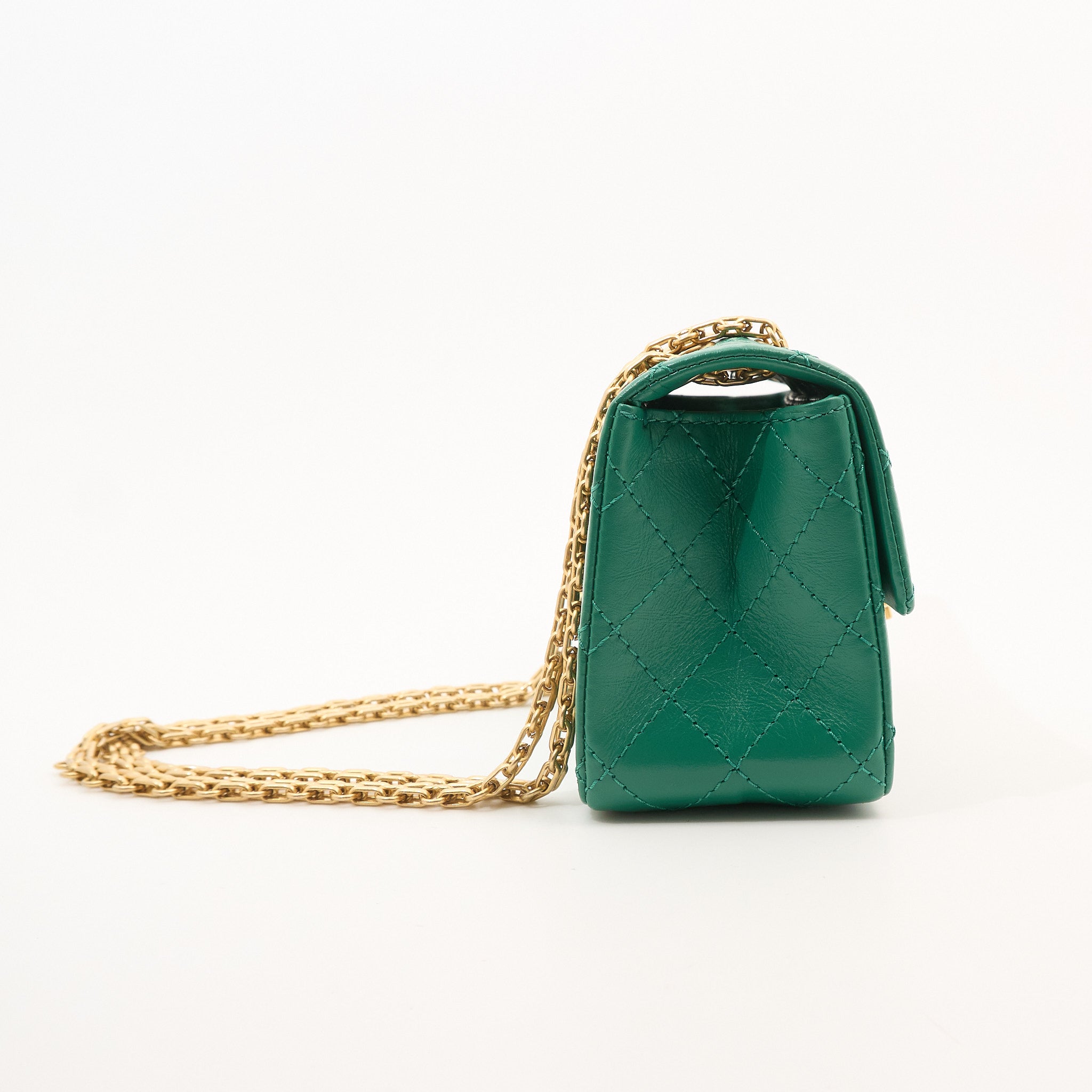 Chanel Re-Issue 2.55 Green Bag