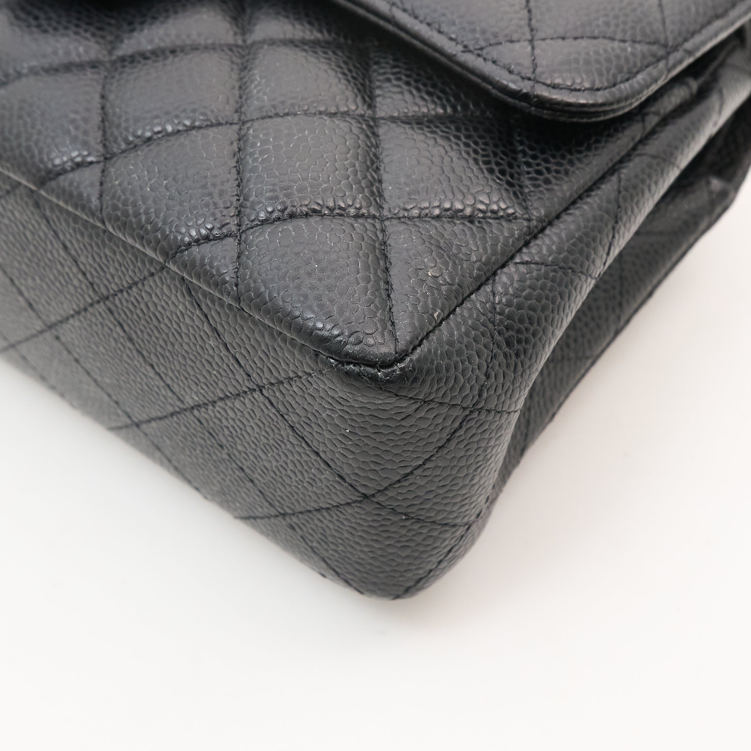 Chanel Small Classic Double Flap Black Caviar SHW