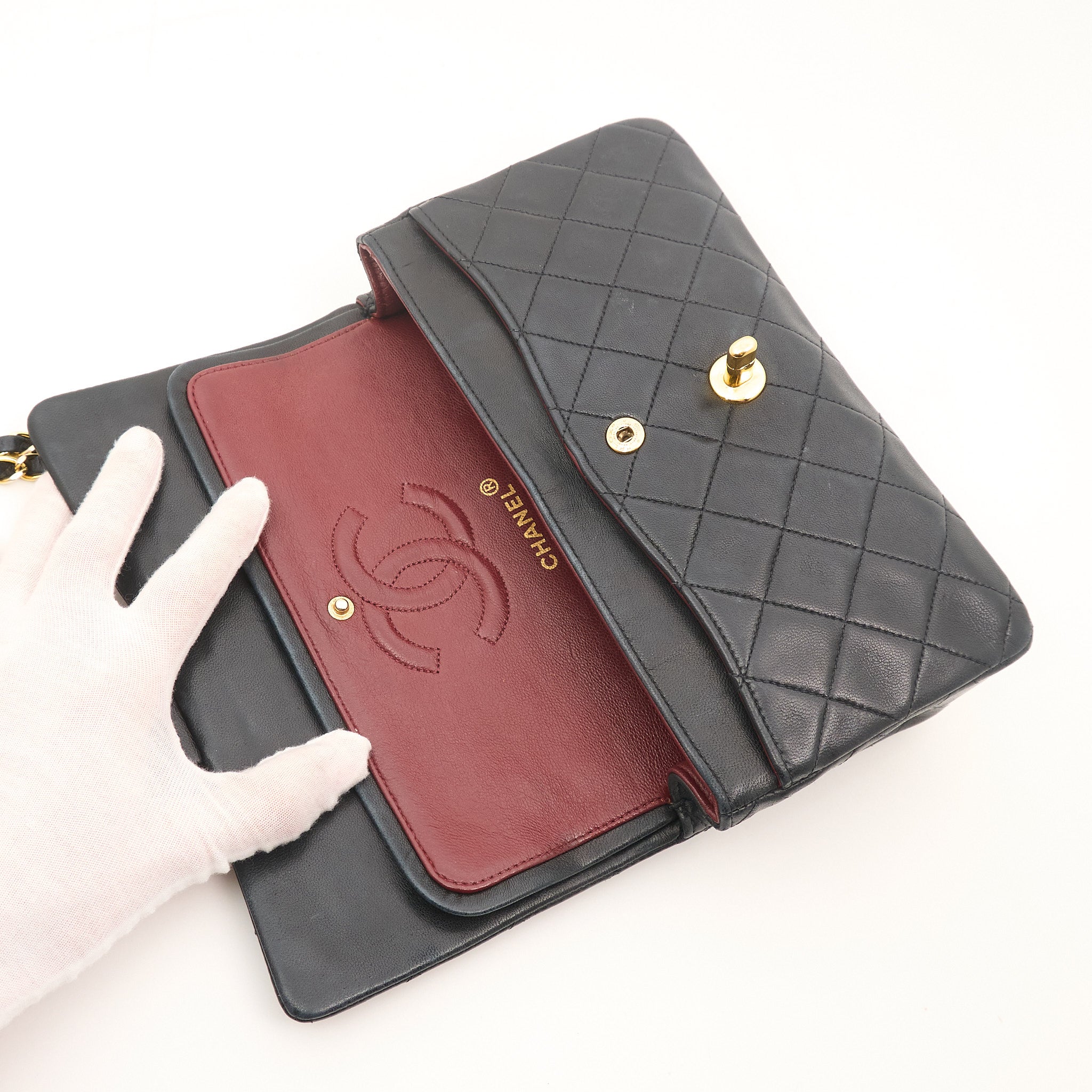 Chanel Vintage Small Classic Double Flap Bag