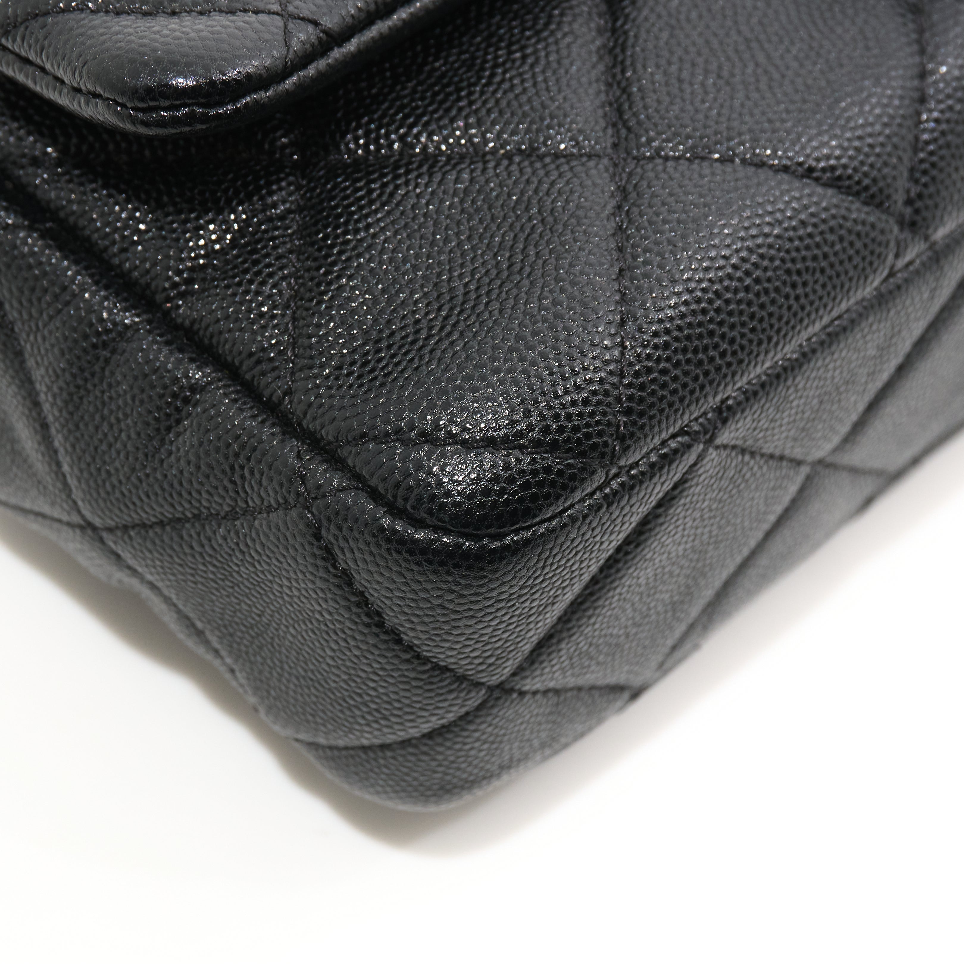 Chanel Funky Match Black Caviar Chain Bag GHW