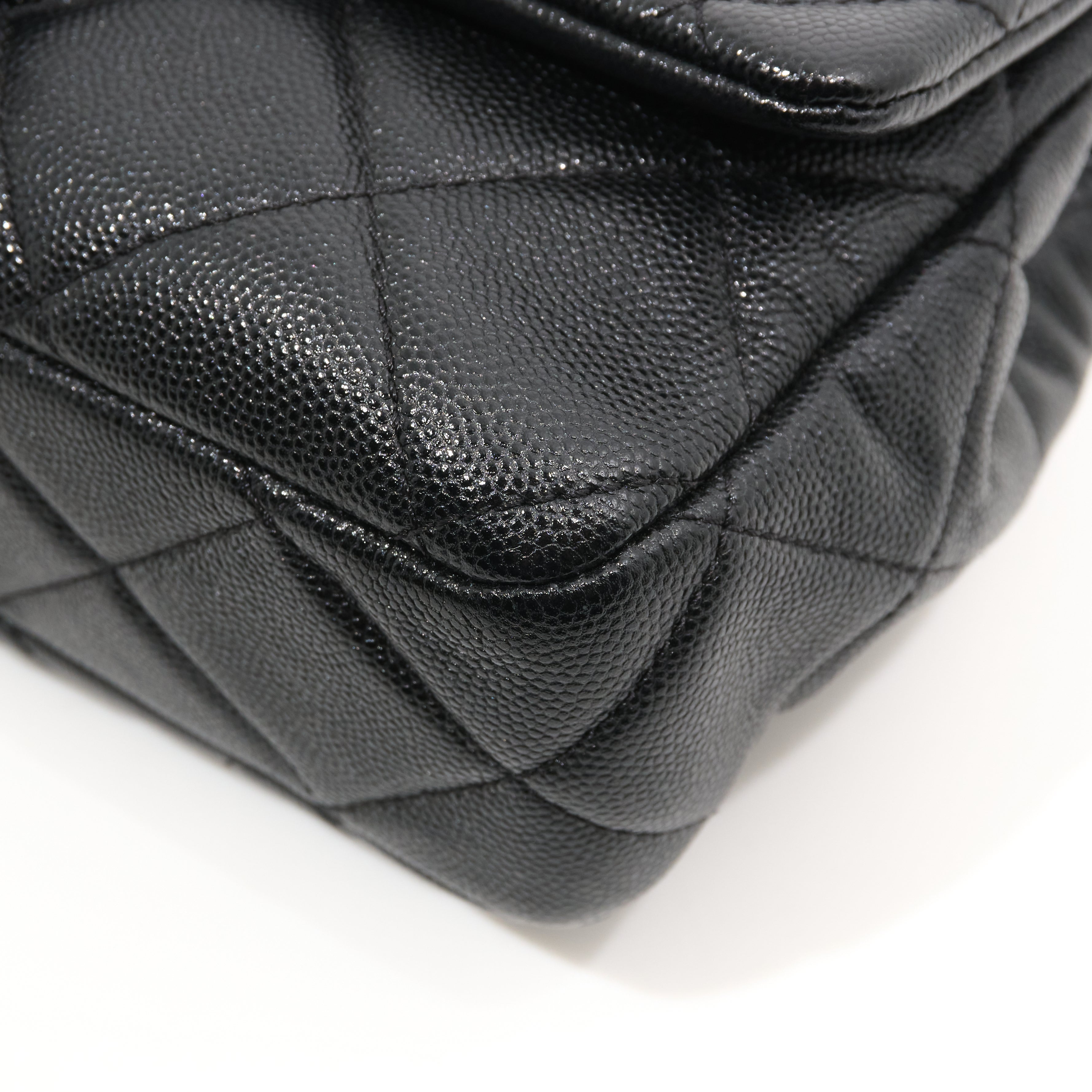 Chanel Funky Match Black Caviar Chain Bag GHW