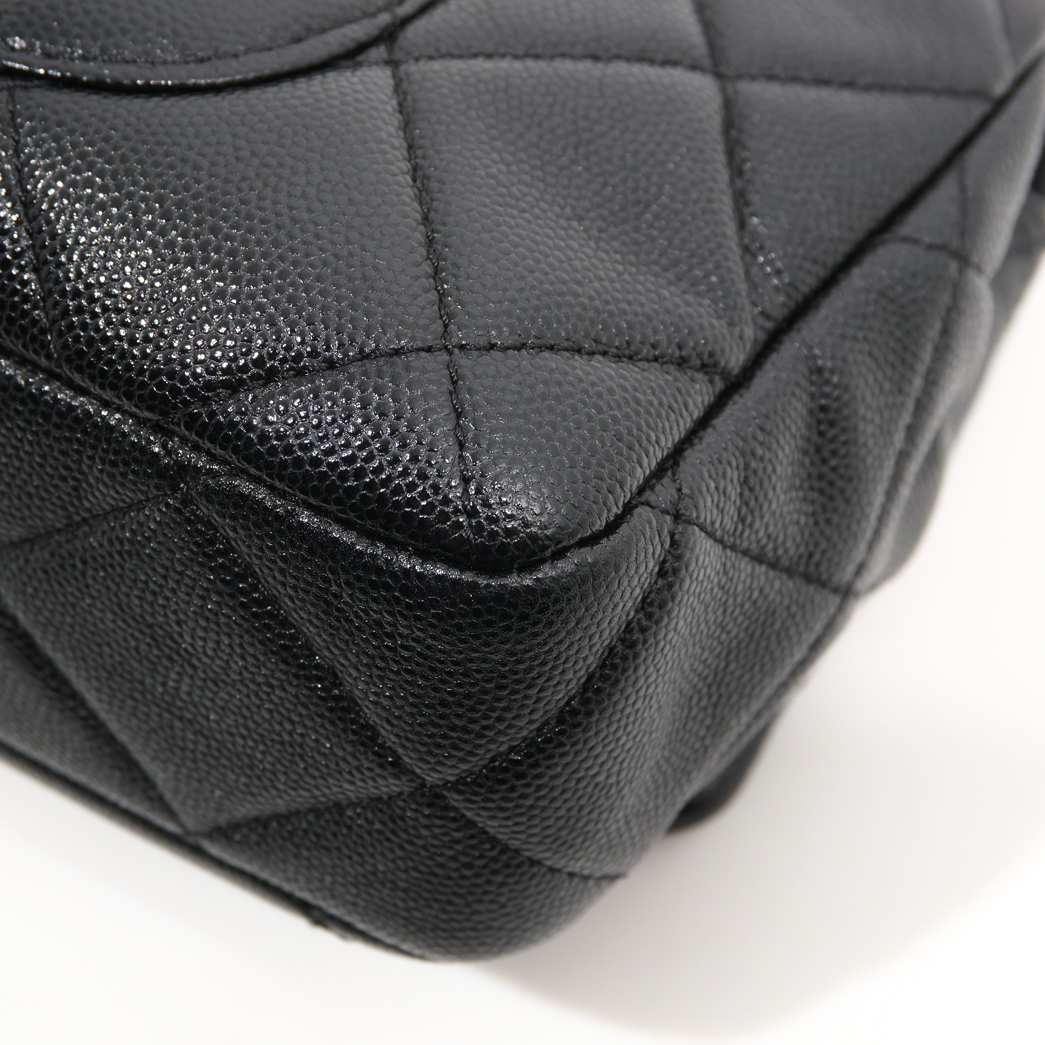 Chanel Funky Match Black Caviar Chain Bag GHW