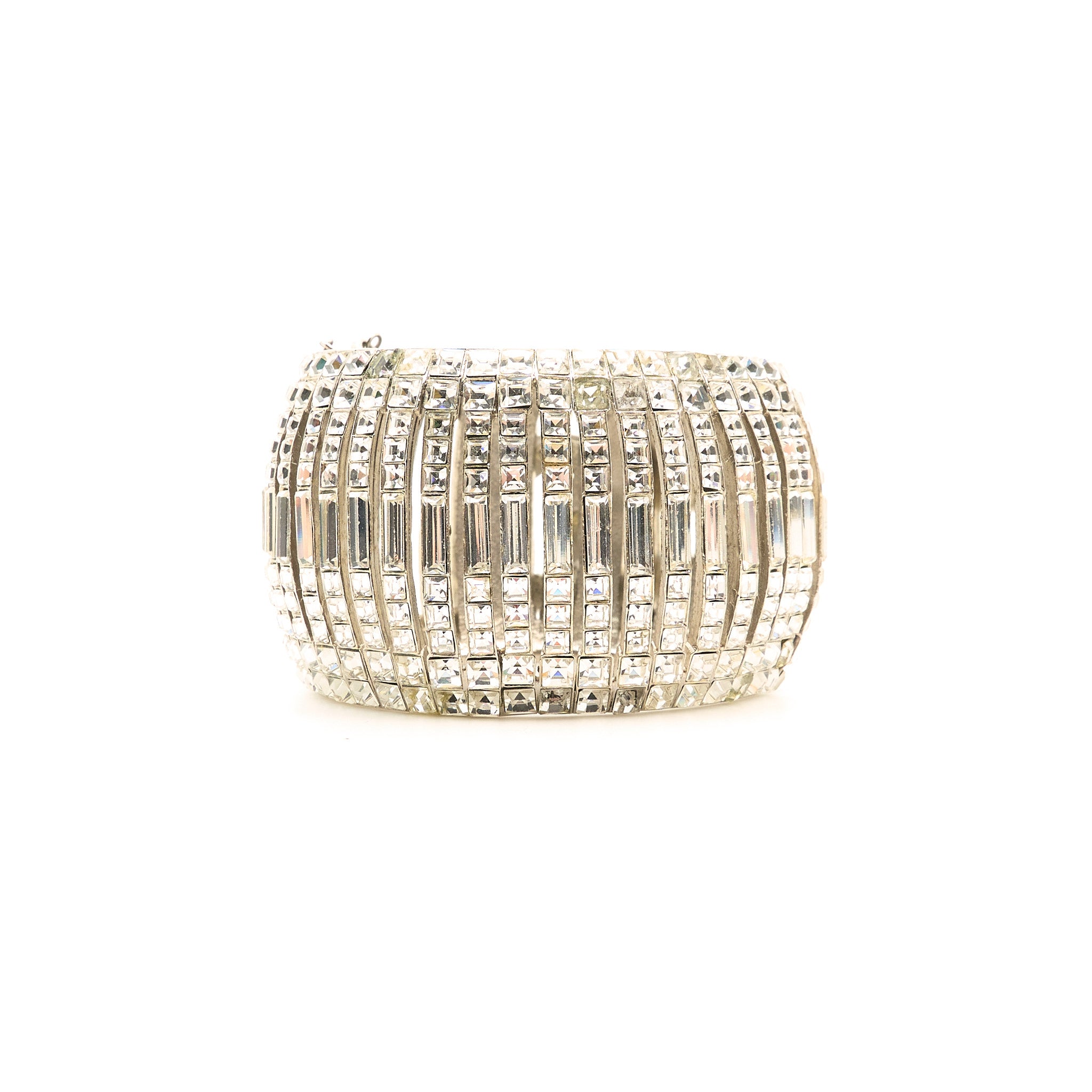 Chanel Swarovski Crystal Cuff Bracelet