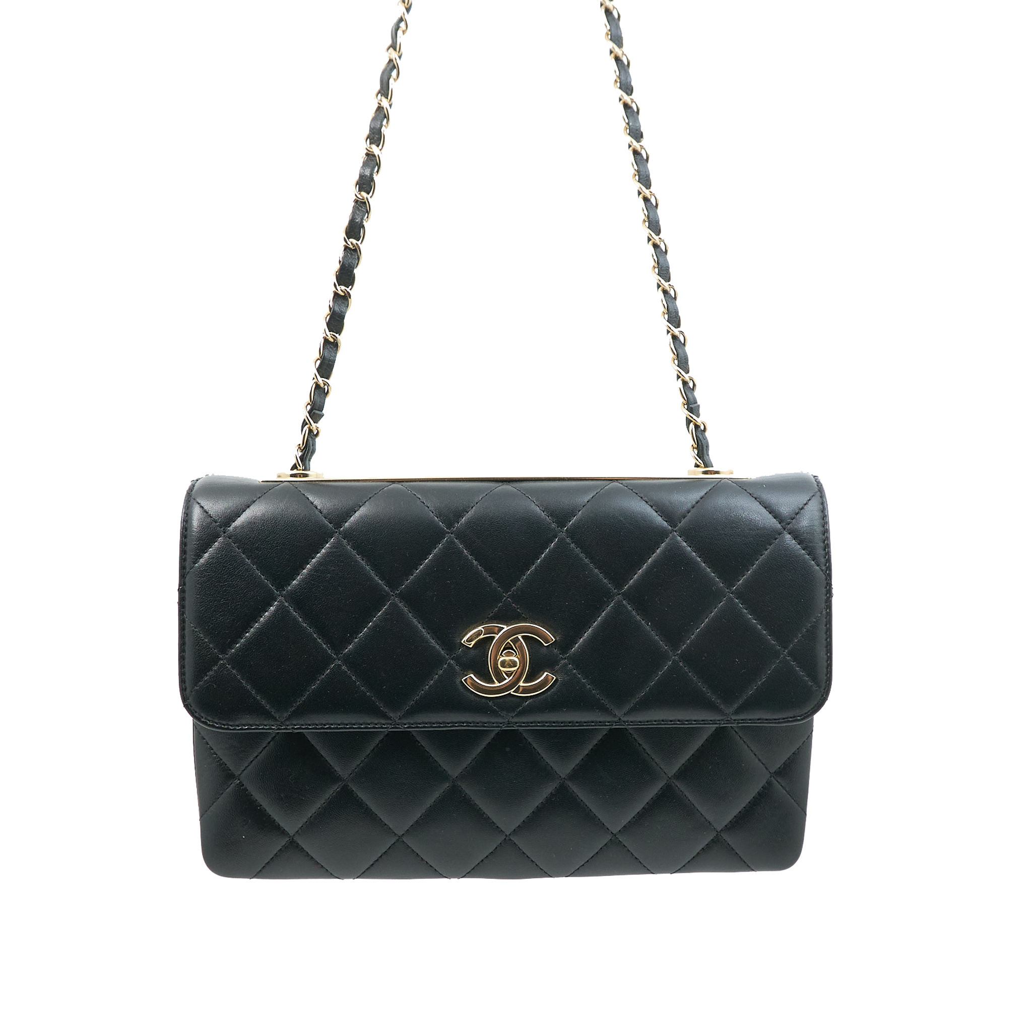 Chanel Lambskin Quilted Medium Trendy Flap Bag