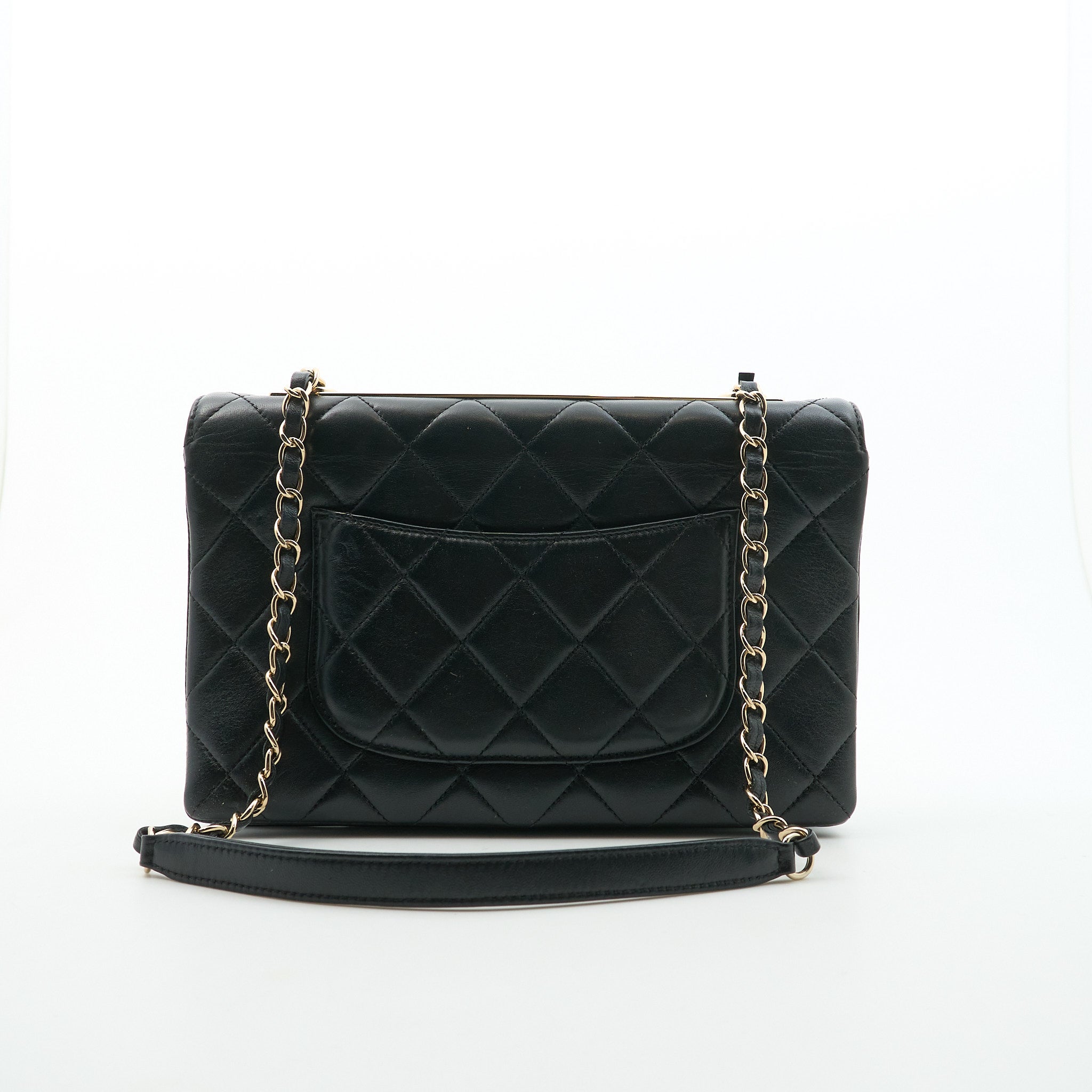 Chanel Lambskin Quilted Medium Trendy Flap Bag