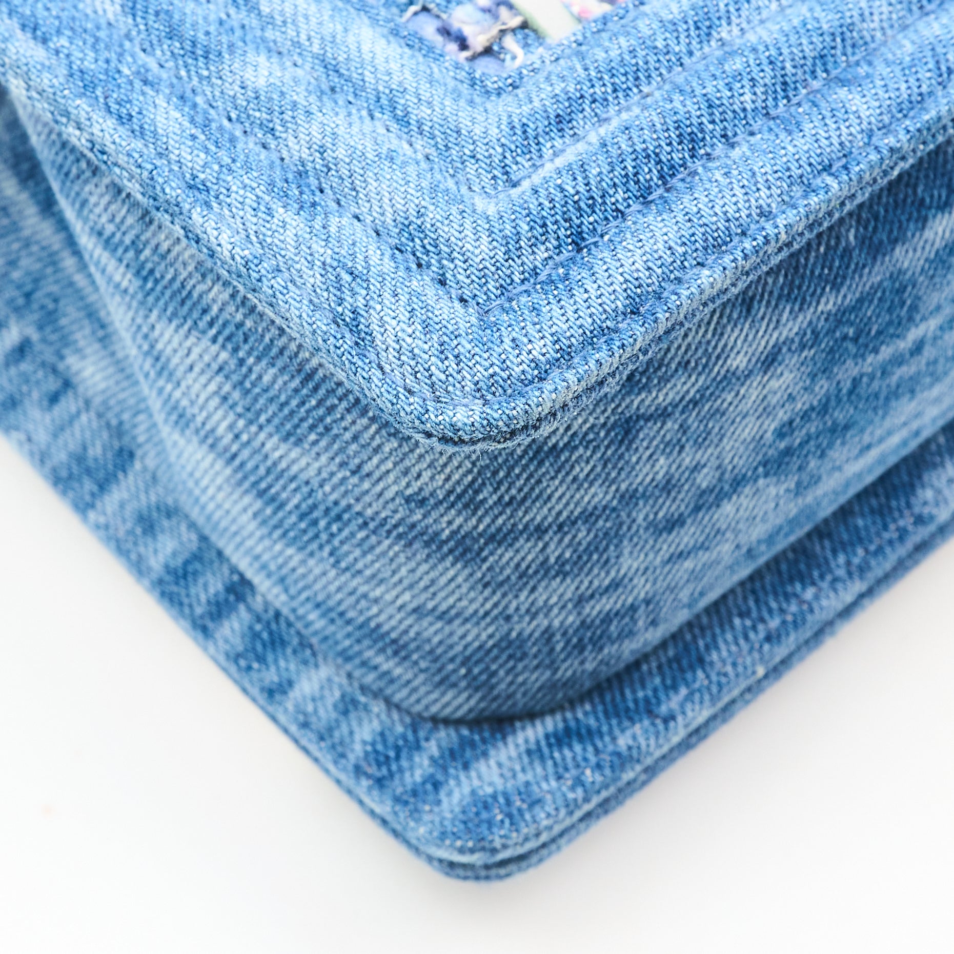 Chanel Denim & Tweed Boy Bag SHW