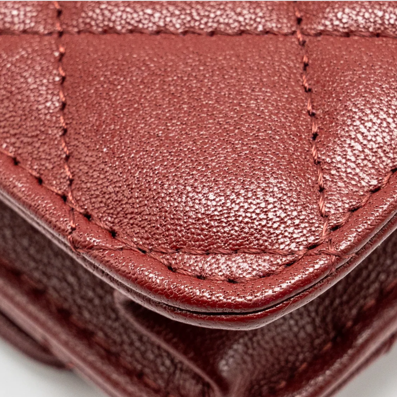 Chanel Wallet On Chain Burgundy WOC GHW