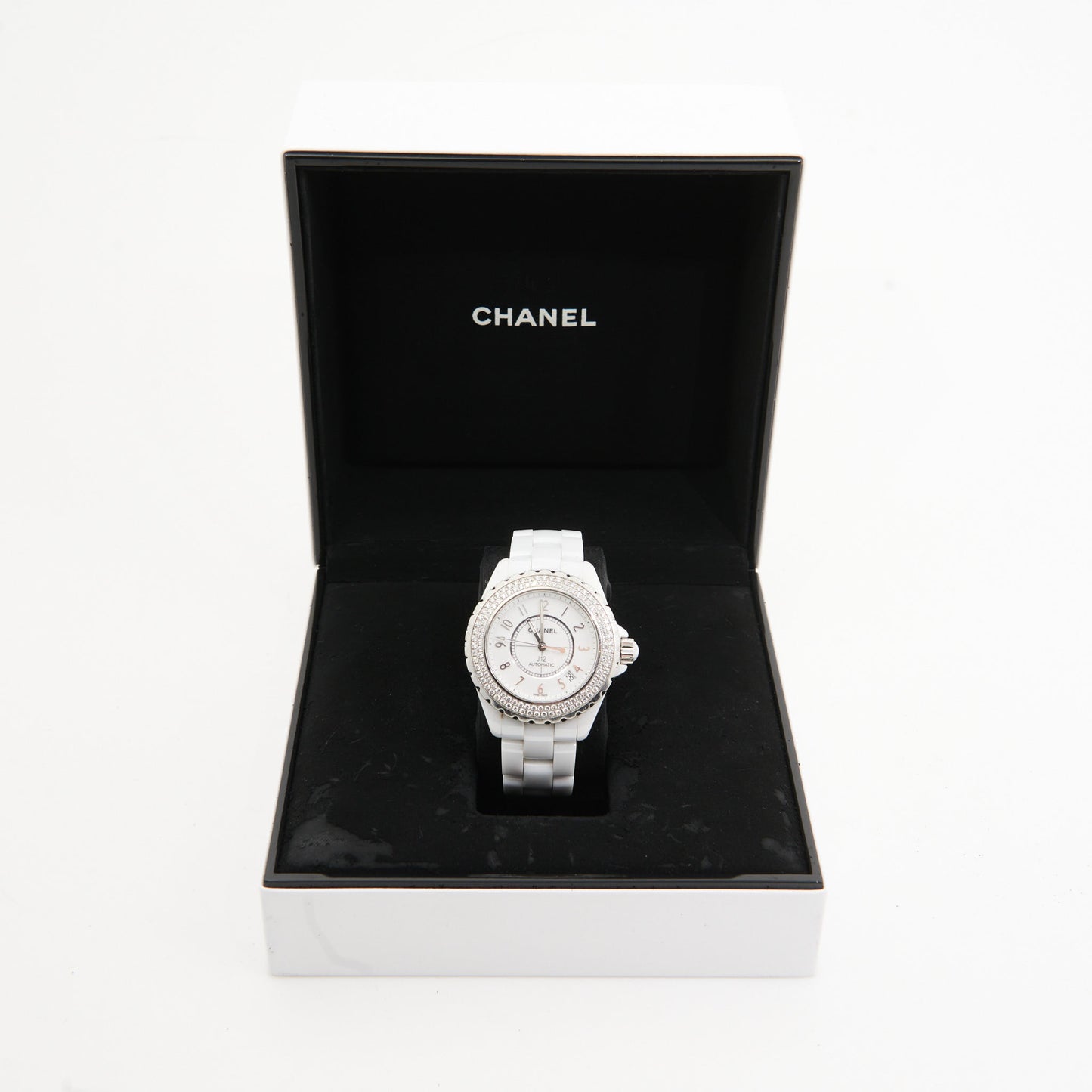 Chanel White J12 Diamond H0969 Watch