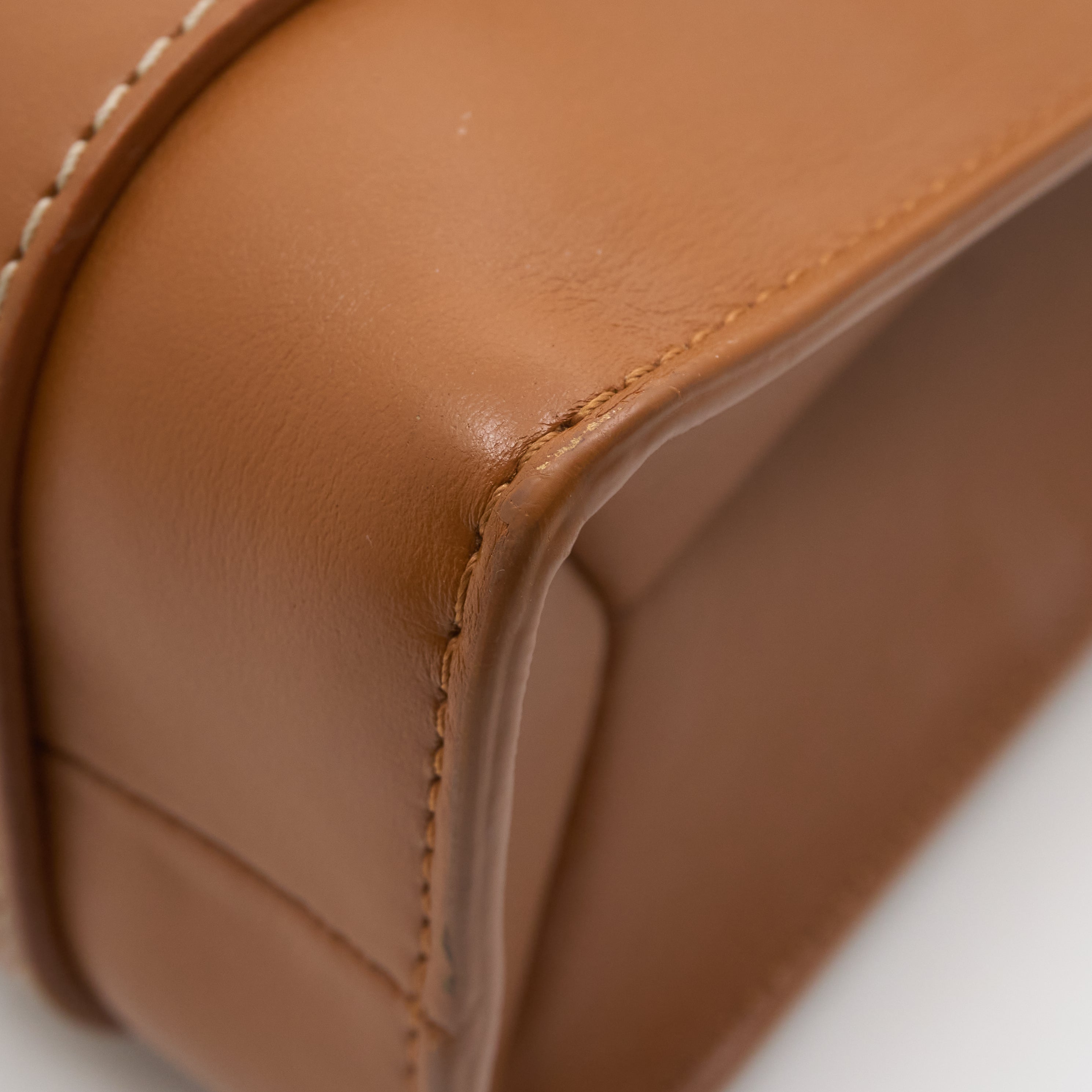 Chloe Small Woody Bag In Caramel Leather