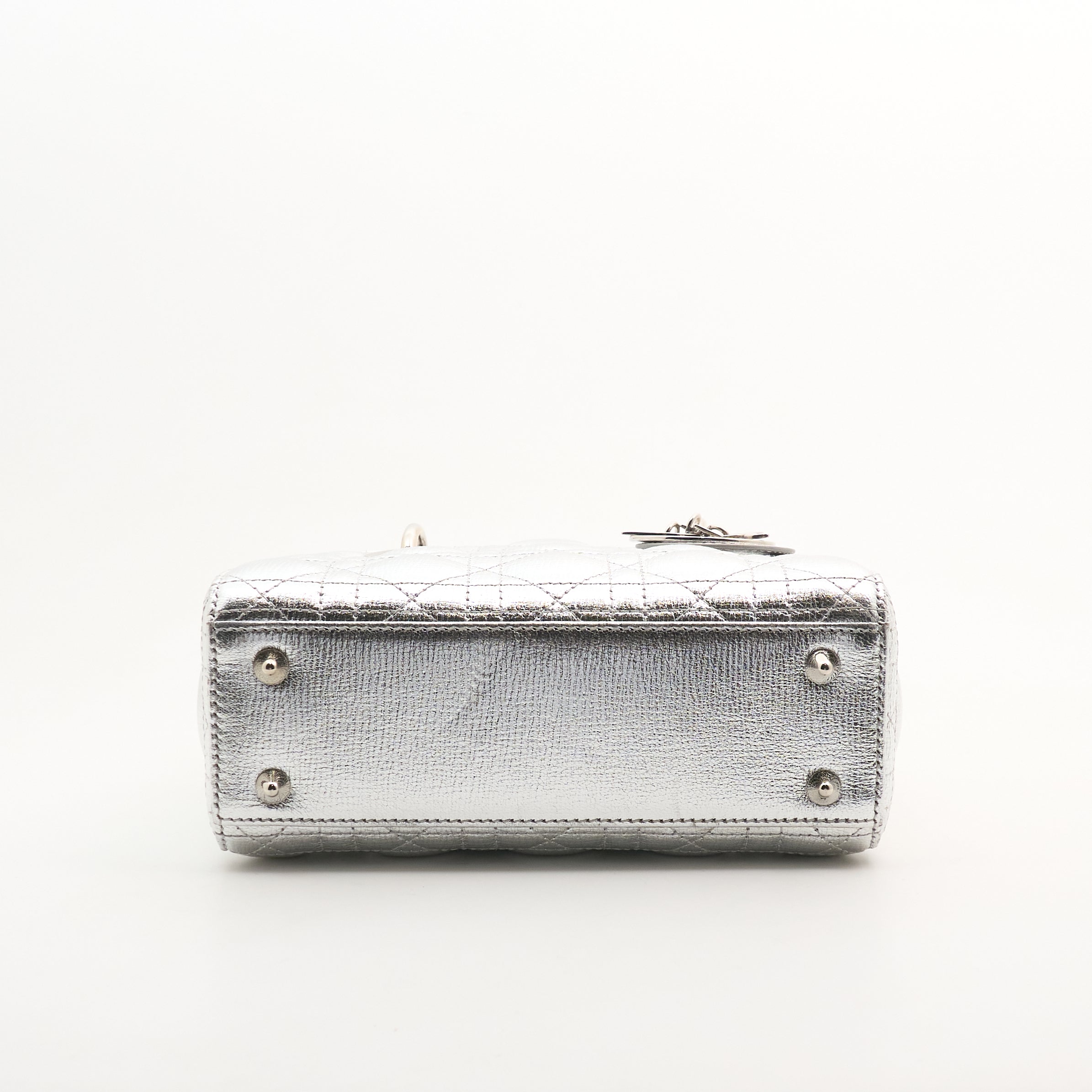 Christian Dior Lady Dior Metallic Small Handbag