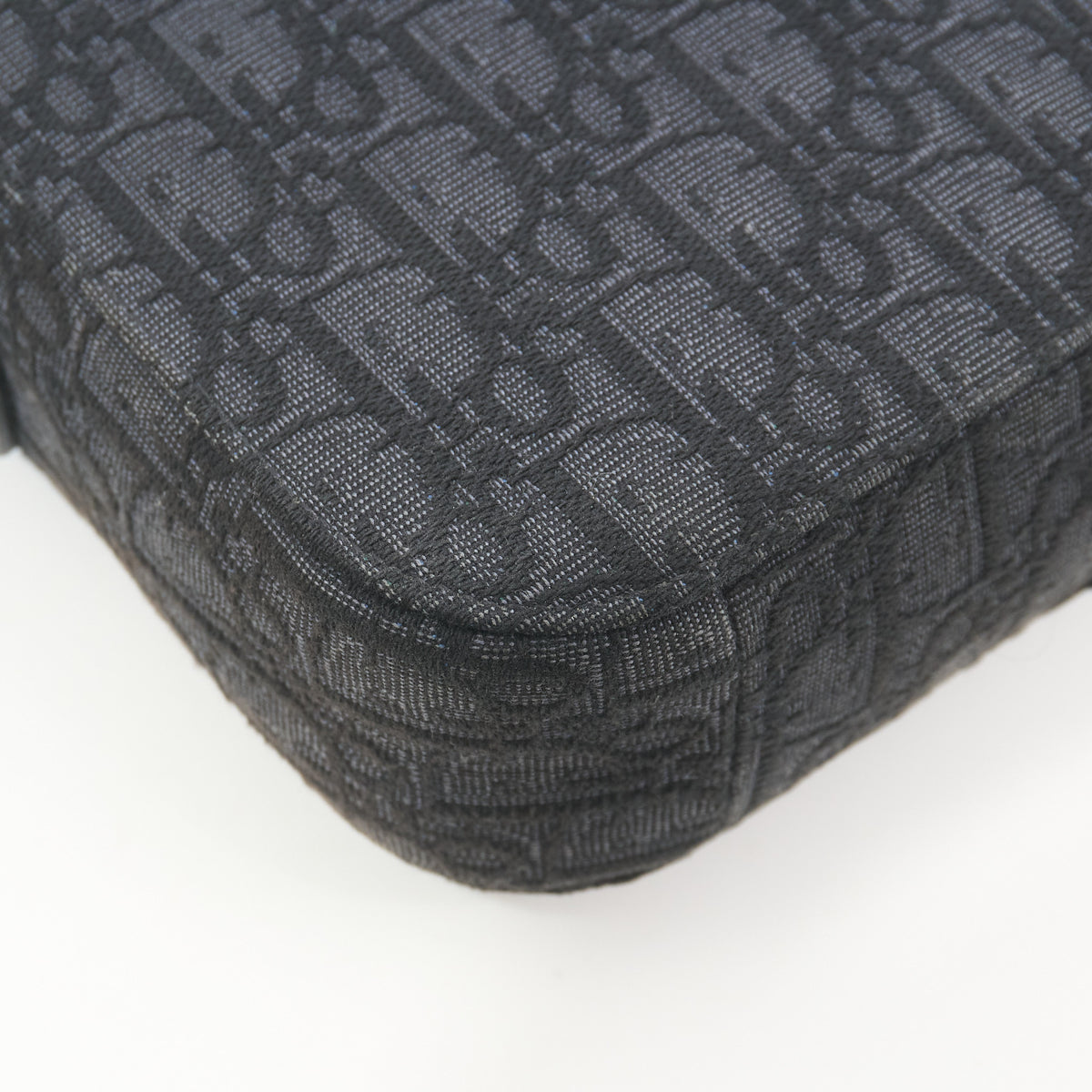 Christian Dior Saddle Messenger Bag Black Oblique