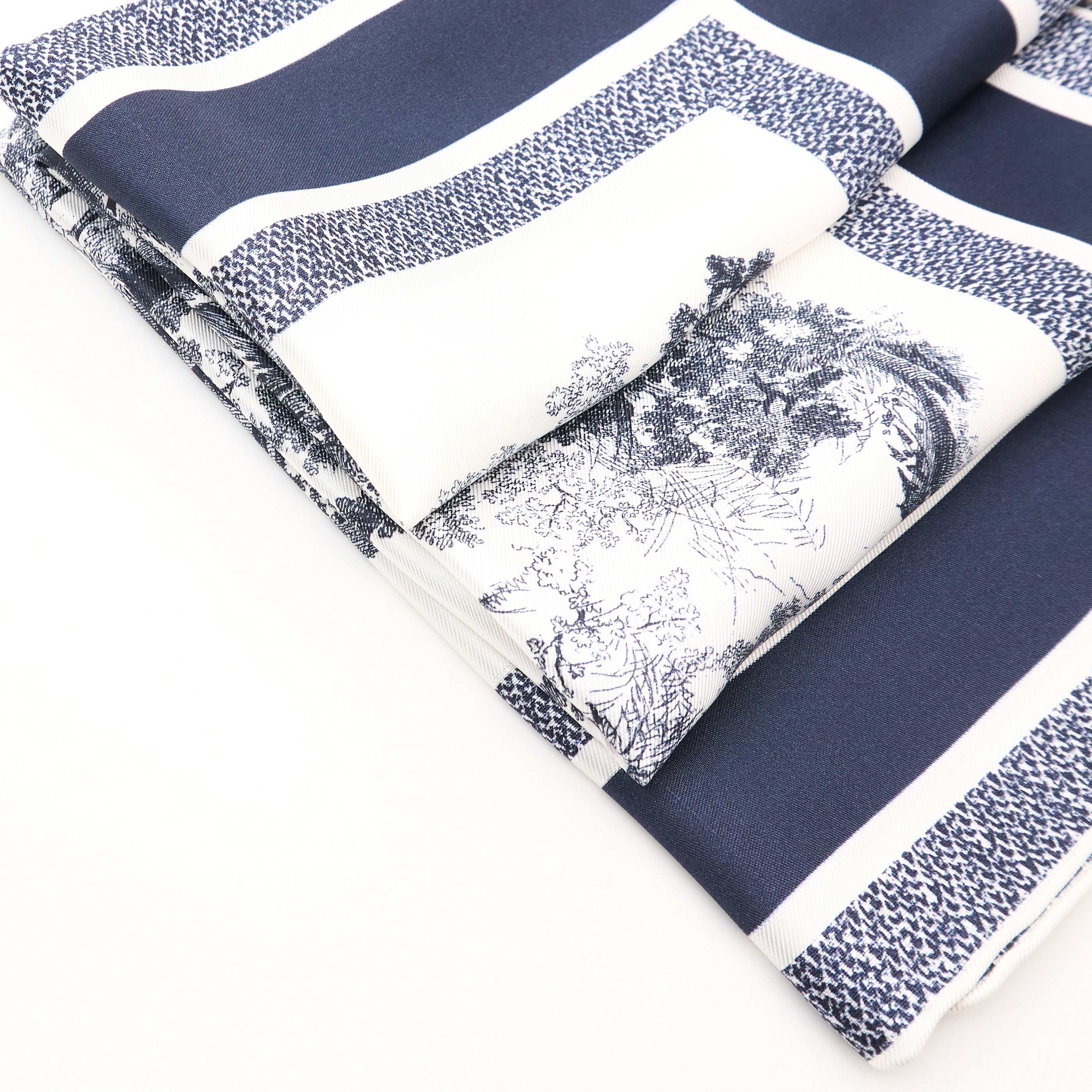 Christian Dior Toile De Jouy Silk Scarf