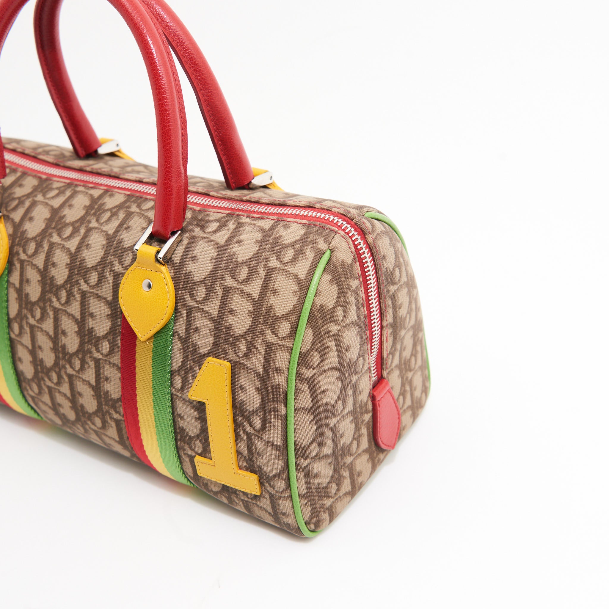 Christian Dior Trotter Canvas Rasta in Brown Monogram SHW