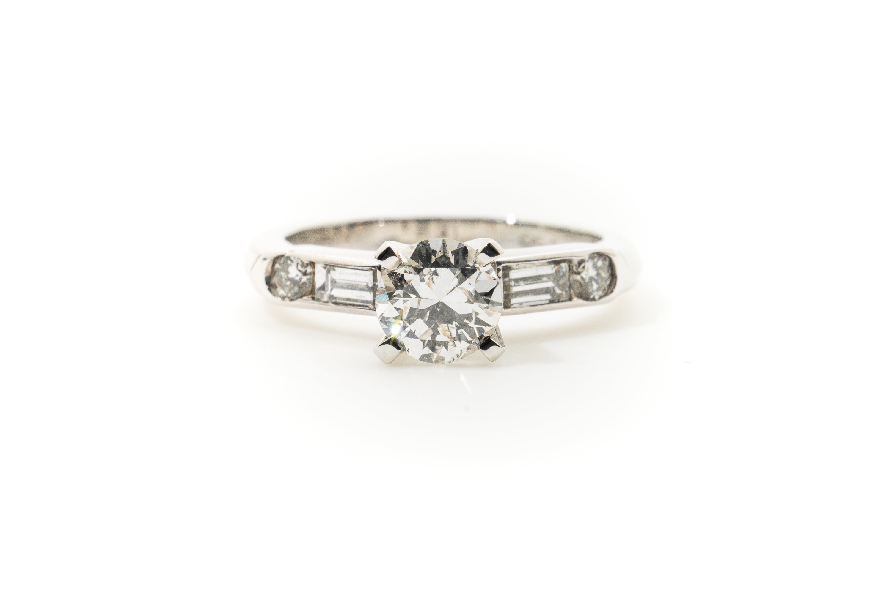 Custom 18ct White Gold Multi Diamond Ring