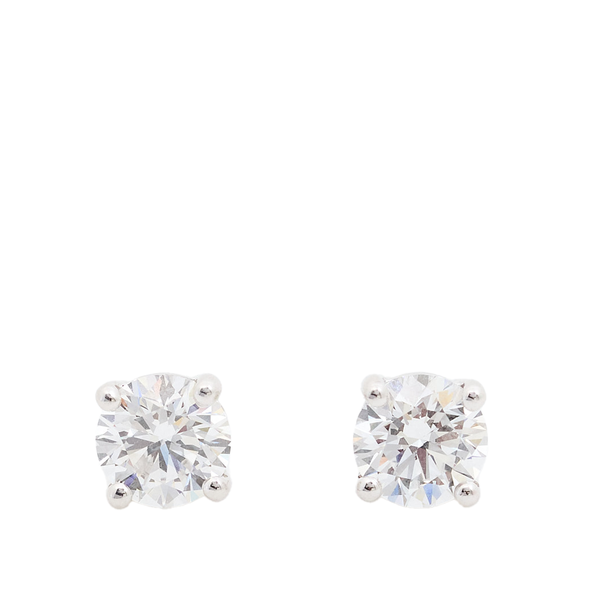 Custom MV&Co 1 Carat Lab Diamond Stud Earrings