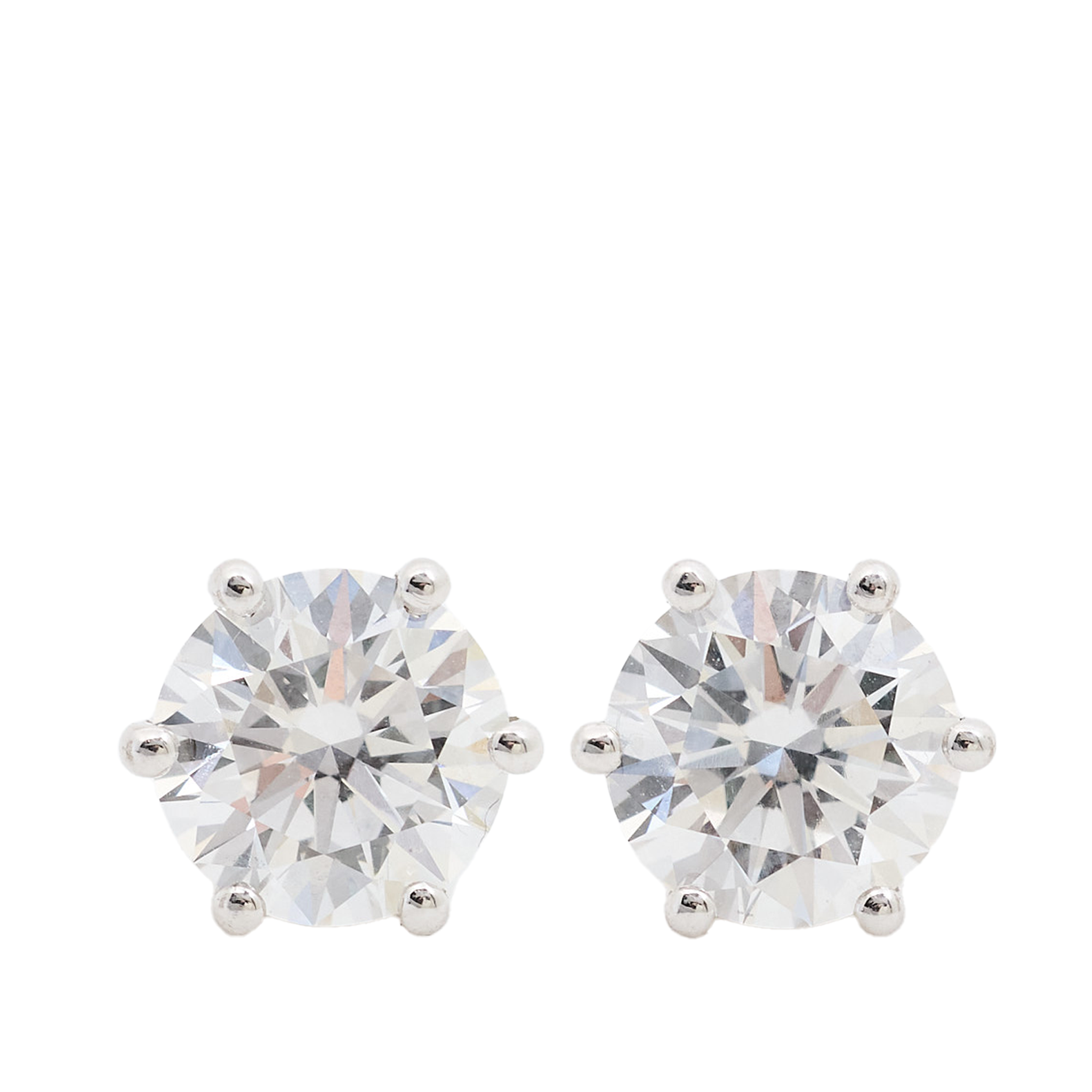 Custom MV&Co 2 Carat Lab Diamond Earrings