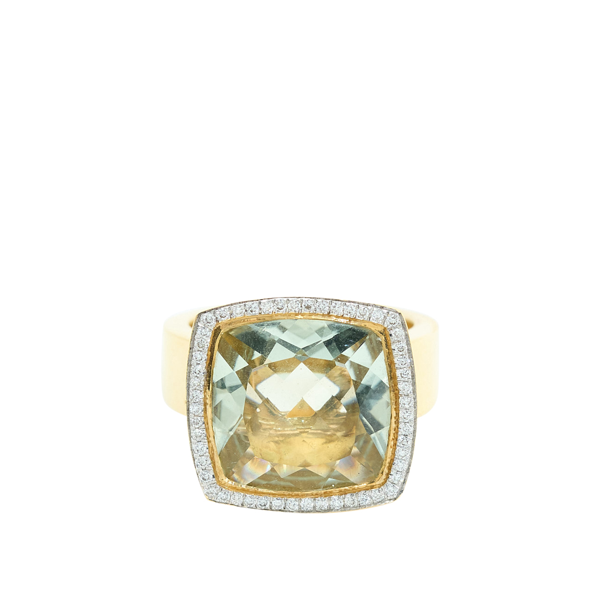 Custom By MV&CO 18ct Yellow Gold & Citrine Ring